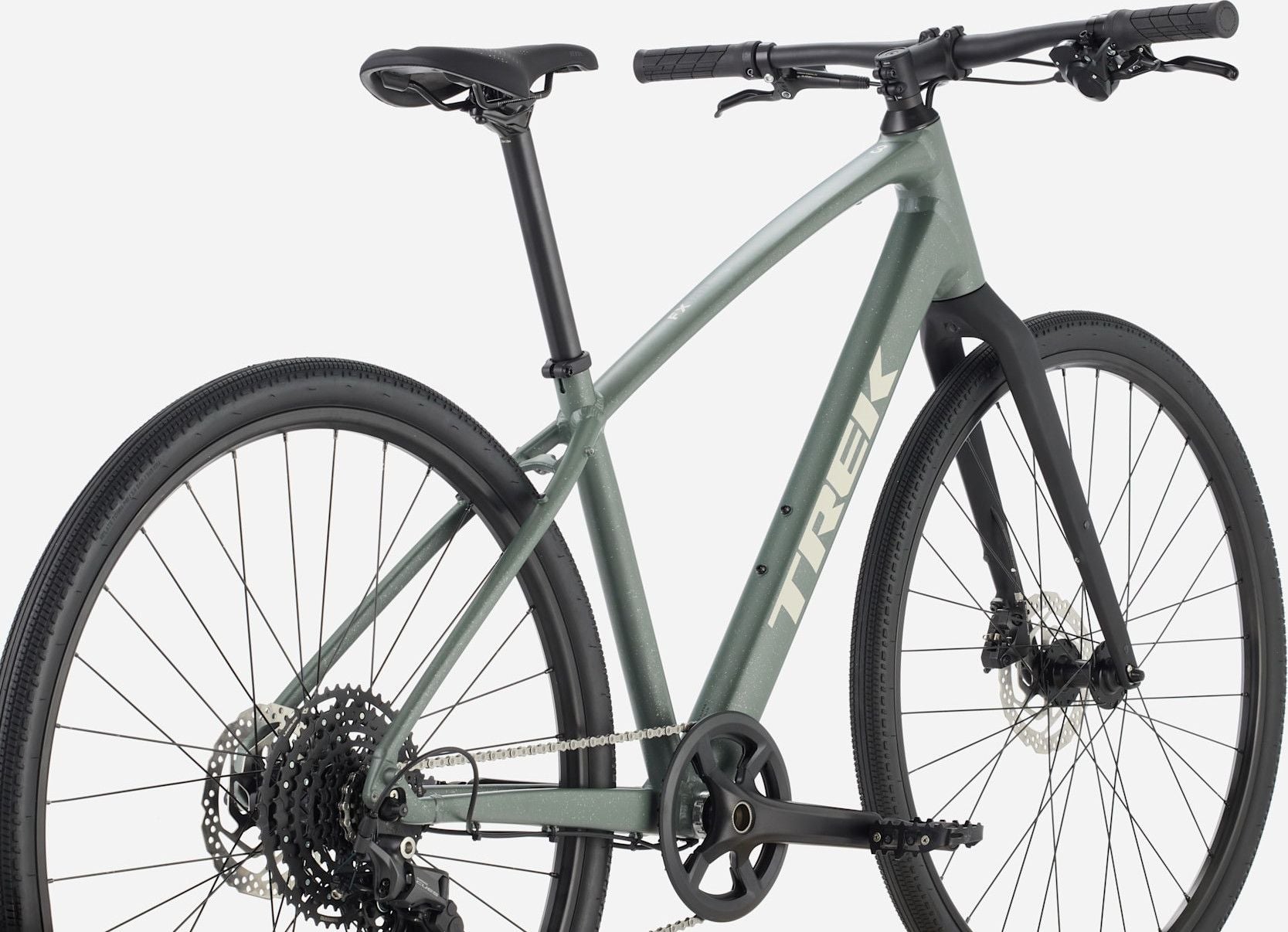 Vélo Fitness Trek FX Sport AL 3 Shimano Cues 10V 700 mm Vert 2026