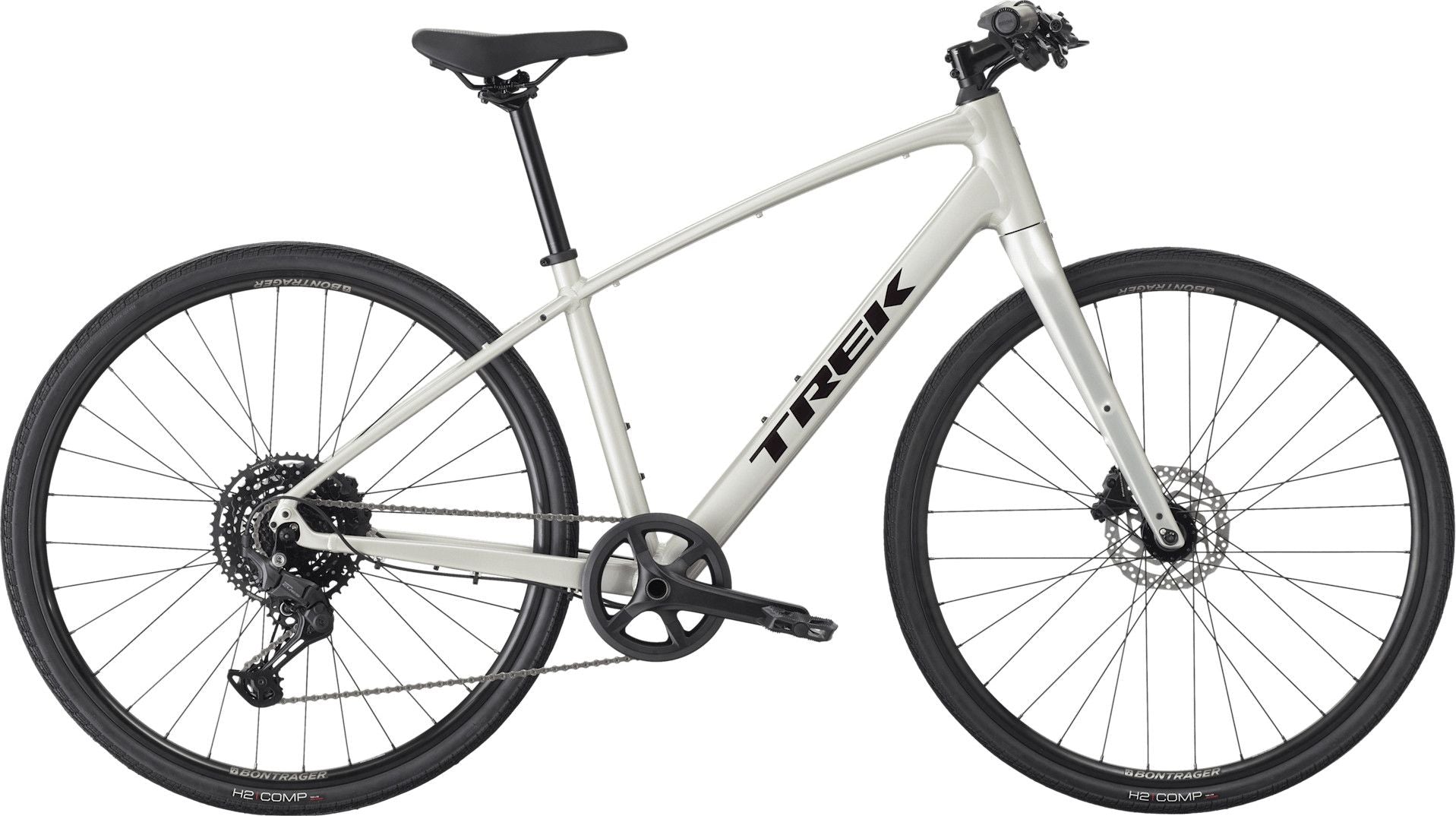 Vélo Fitness Trek FX 3 Stepover Shimano Cues 10V 700 mm Gris Gén. 4