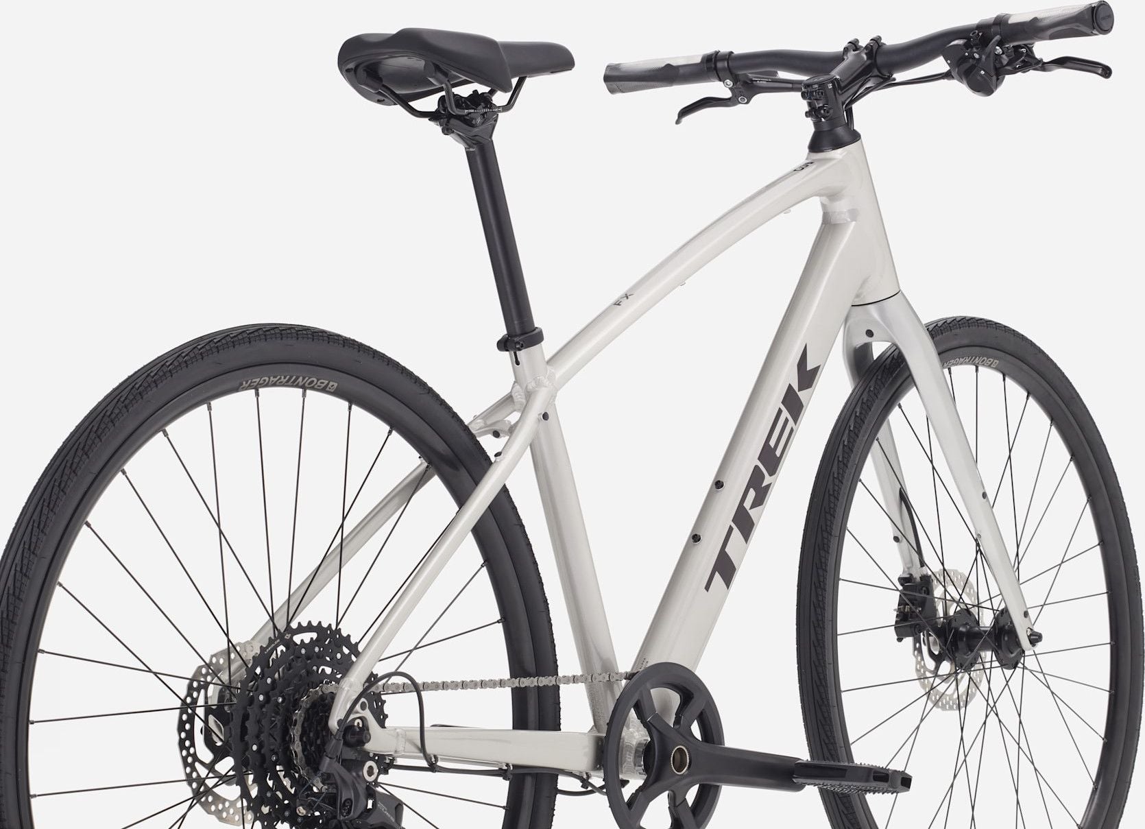 Vélo Fitness Trek FX 3 Stepover Shimano Cues 10V 700 mm Gris Gén. 4