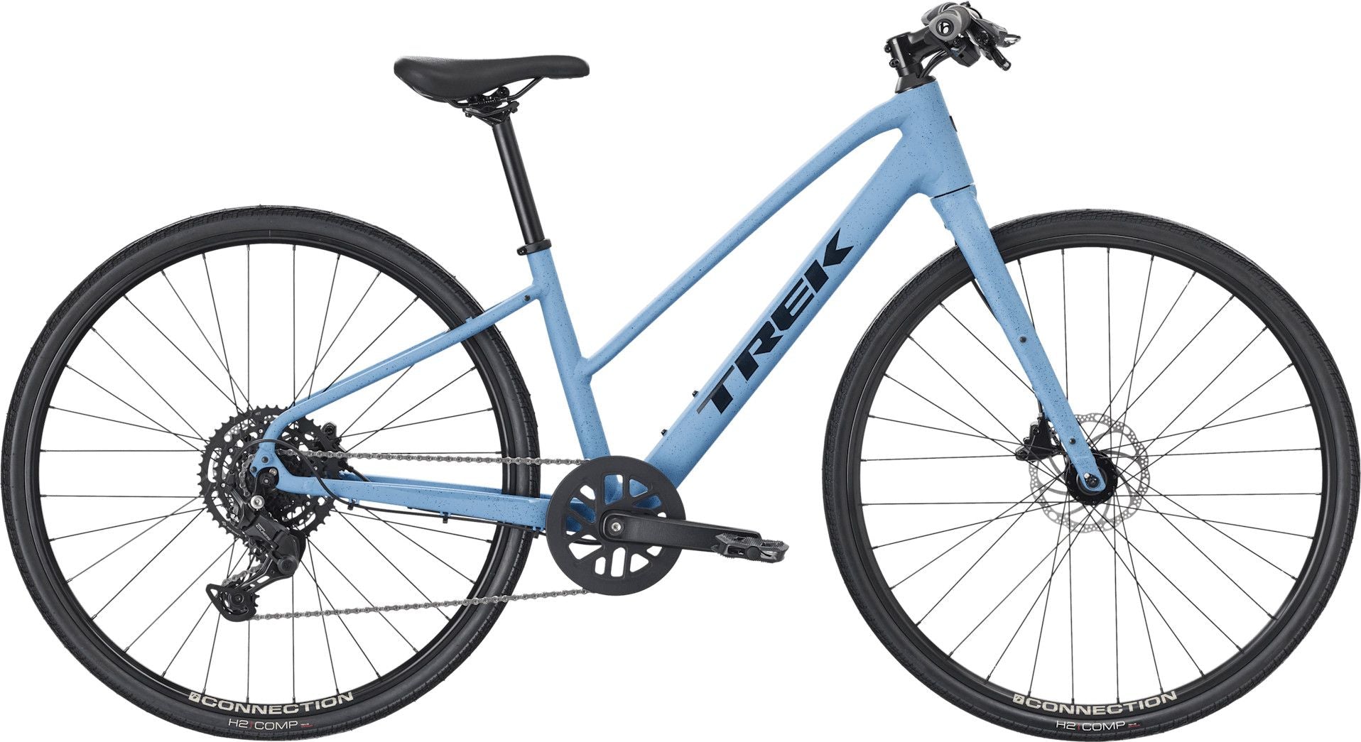 Vélo Fitness Trek FX2 Midstep Shimano Cues 9V 700 mm Blanc Gén. 4