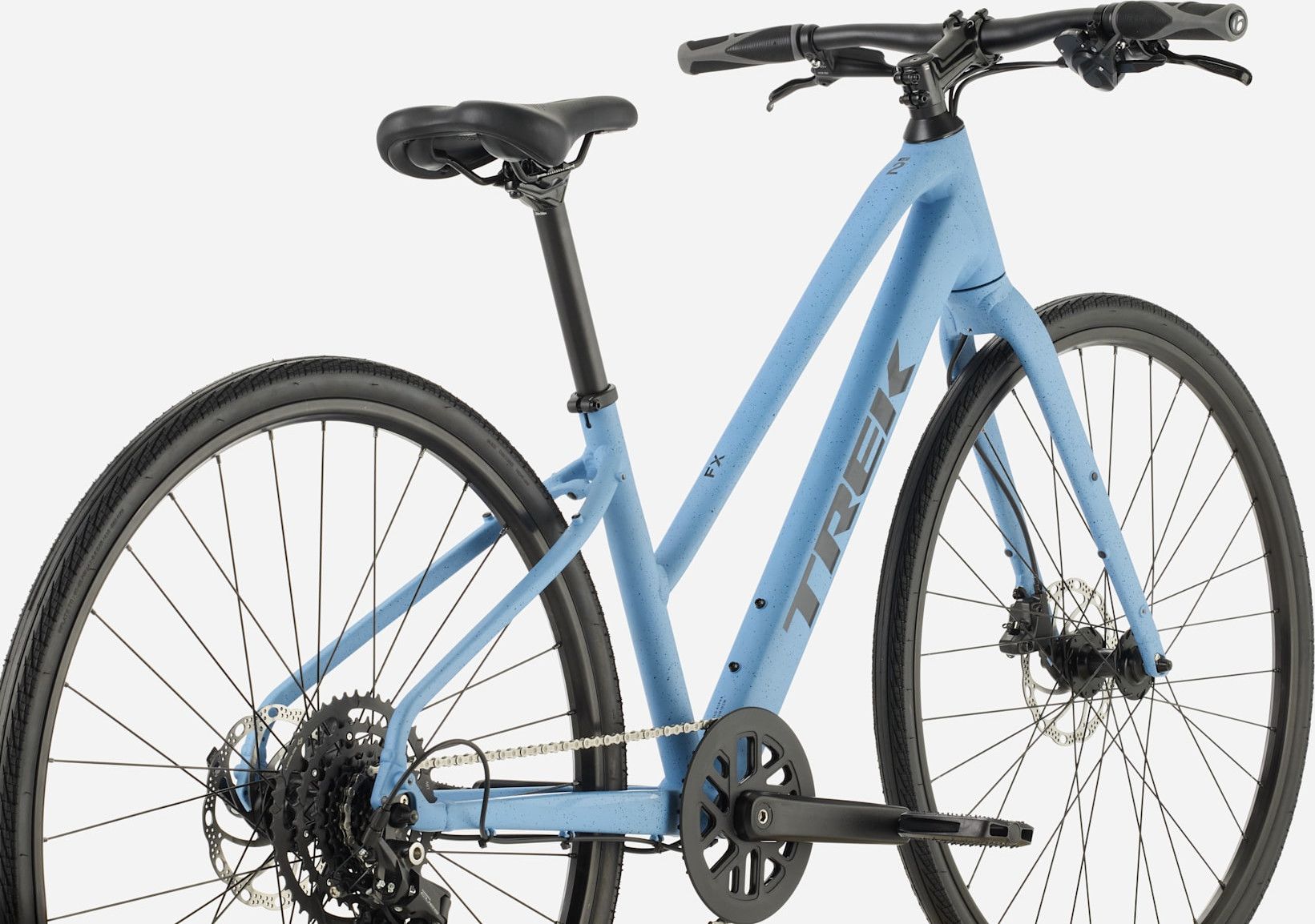 Vélo Fitness Trek FX2 Midstep Shimano Cues 9V 700 mm Bleu Gén. 4
