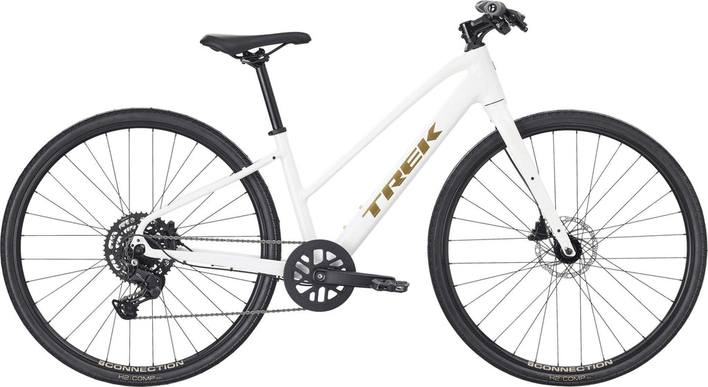 Vélo Fitness Trek FX2 Midstep Shimano Cues 9V 700 mm Blanc Gén. 4