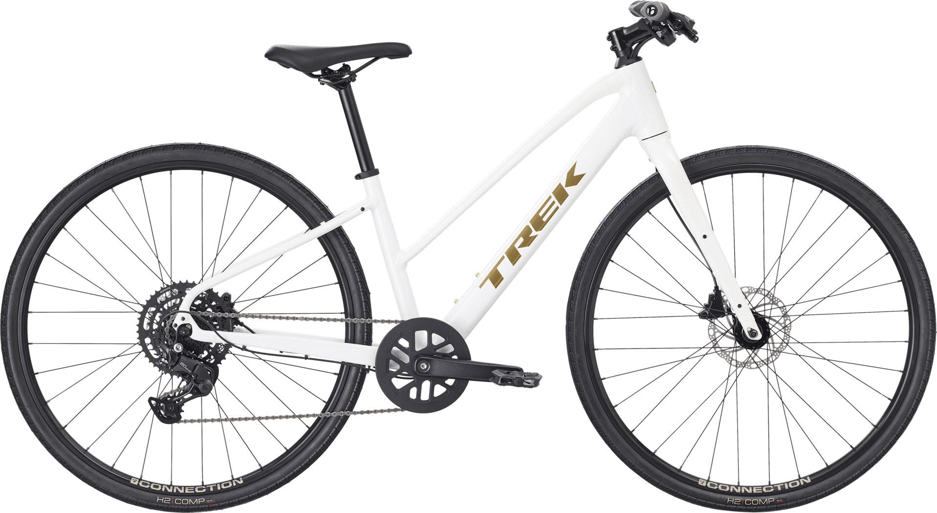 Vélo Fitness Trek FX2 Midstep Shimano Cues 9V 700 mm Blanc Gén. 4