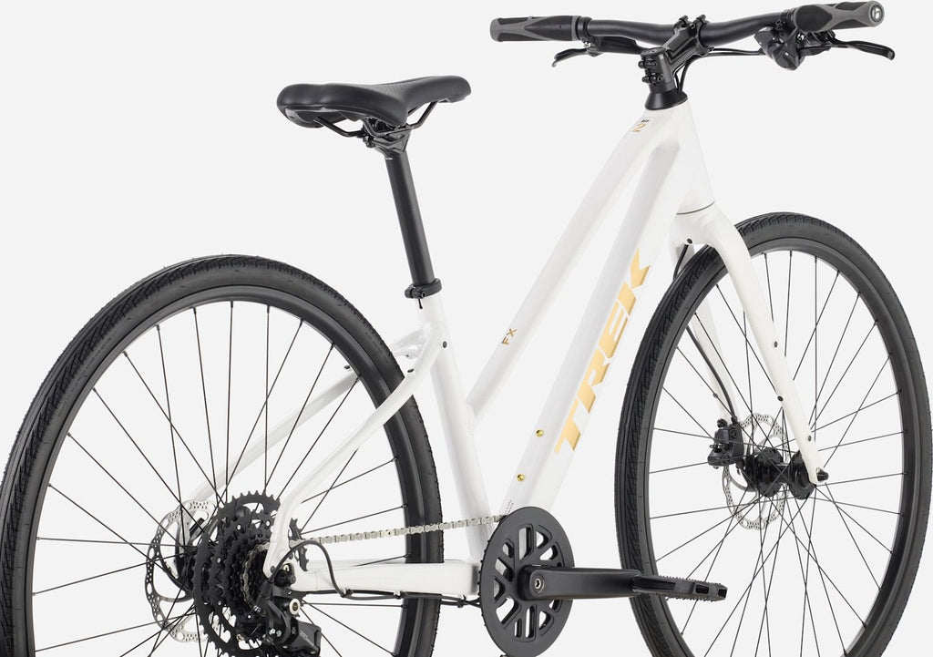 Vélo Fitness Trek FX2 Midstep Shimano Cues 9V 700 mm Blanc Gén. 4
