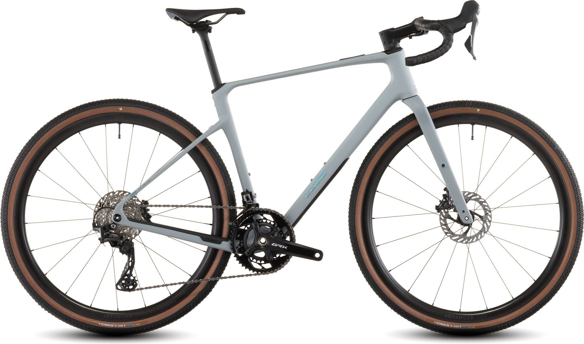 Vélo de Gravel Cube Nuroad C:62 Pro Shimano GRX 12V 700 mm Bleu Gris Vulcan 2026