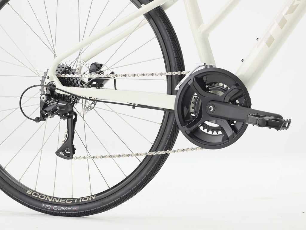 Vélo Fitness Trek FX 1 Midstep Shimano Acera 8V 700 mm Blanc Gén. 4