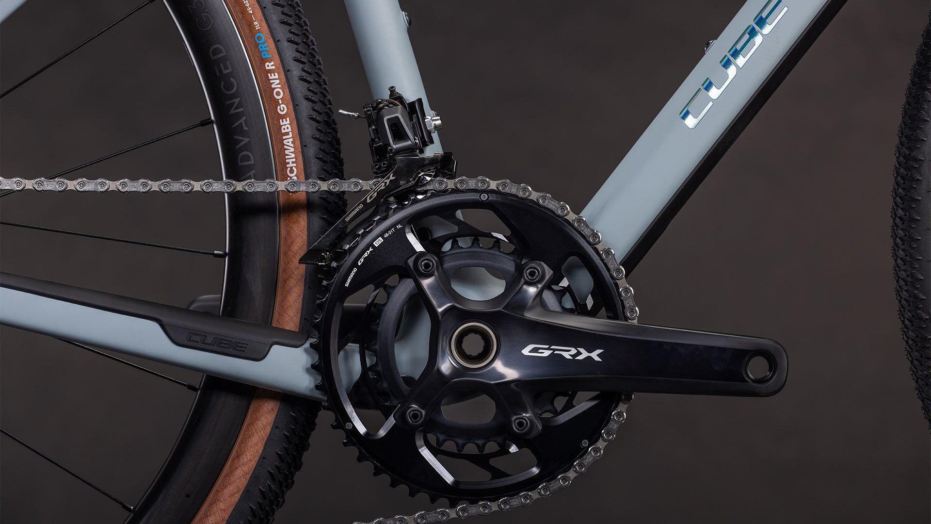 Vélo de Gravel Cube Nuroad C:62 Pro Shimano GRX 12V 700 mm Bleu Gris Vulcan 2026
