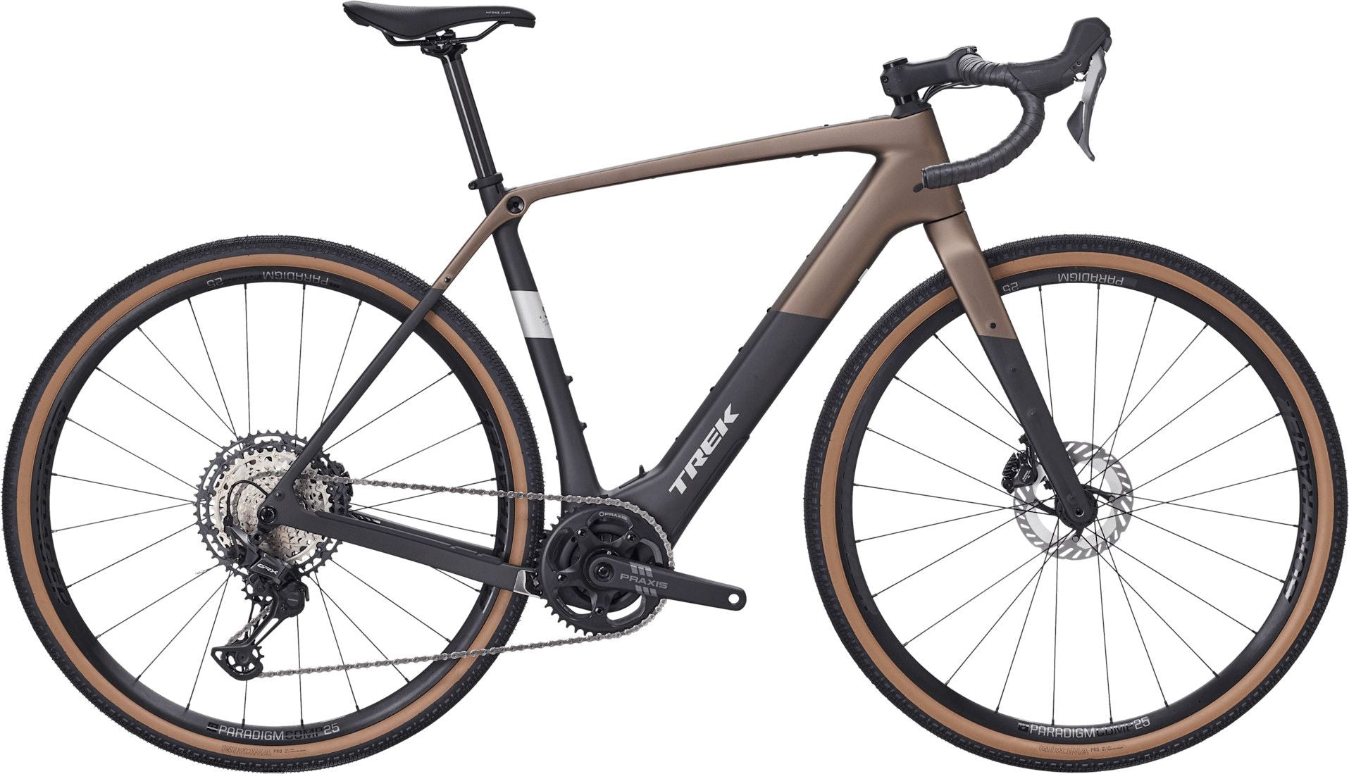 Vélo de Gravel Électrique Trek Checkpoint+ SL 5 Shimano GRX 12V 360 Wh 700mm Bronze/Noir 2026