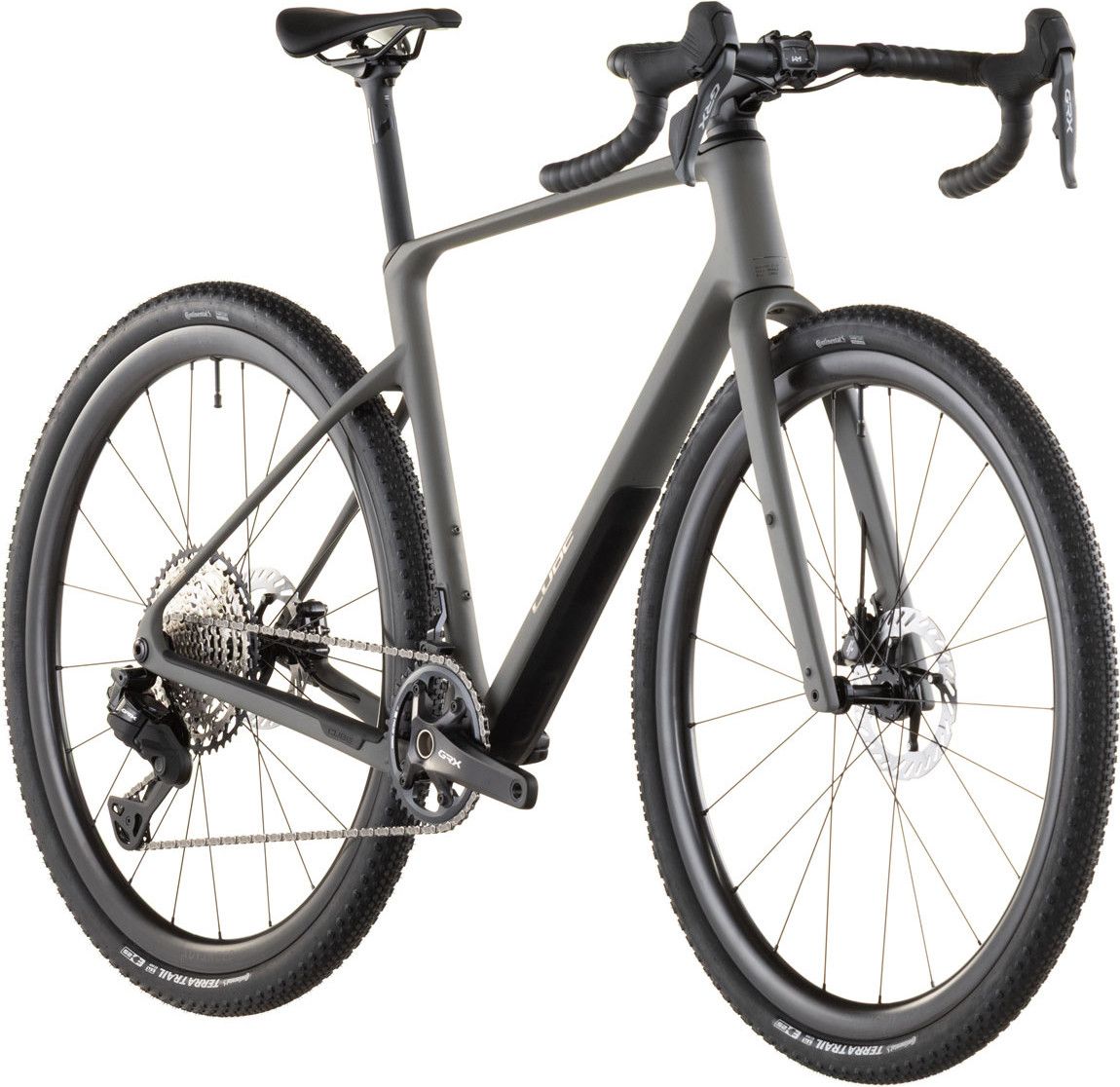 Vélo de Gravel Cube Nuroad C:62 EX Shimano GRX Di2 12V 700 mm Gris Old 2026