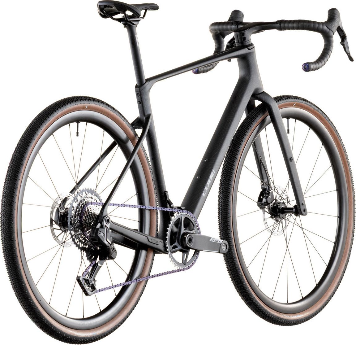 Vélo de Gravel Cube Nuroad C:62 EXC Sram Force XPLR AXS 13V 700 mm Gris Carbon Noir Crisscross 2026