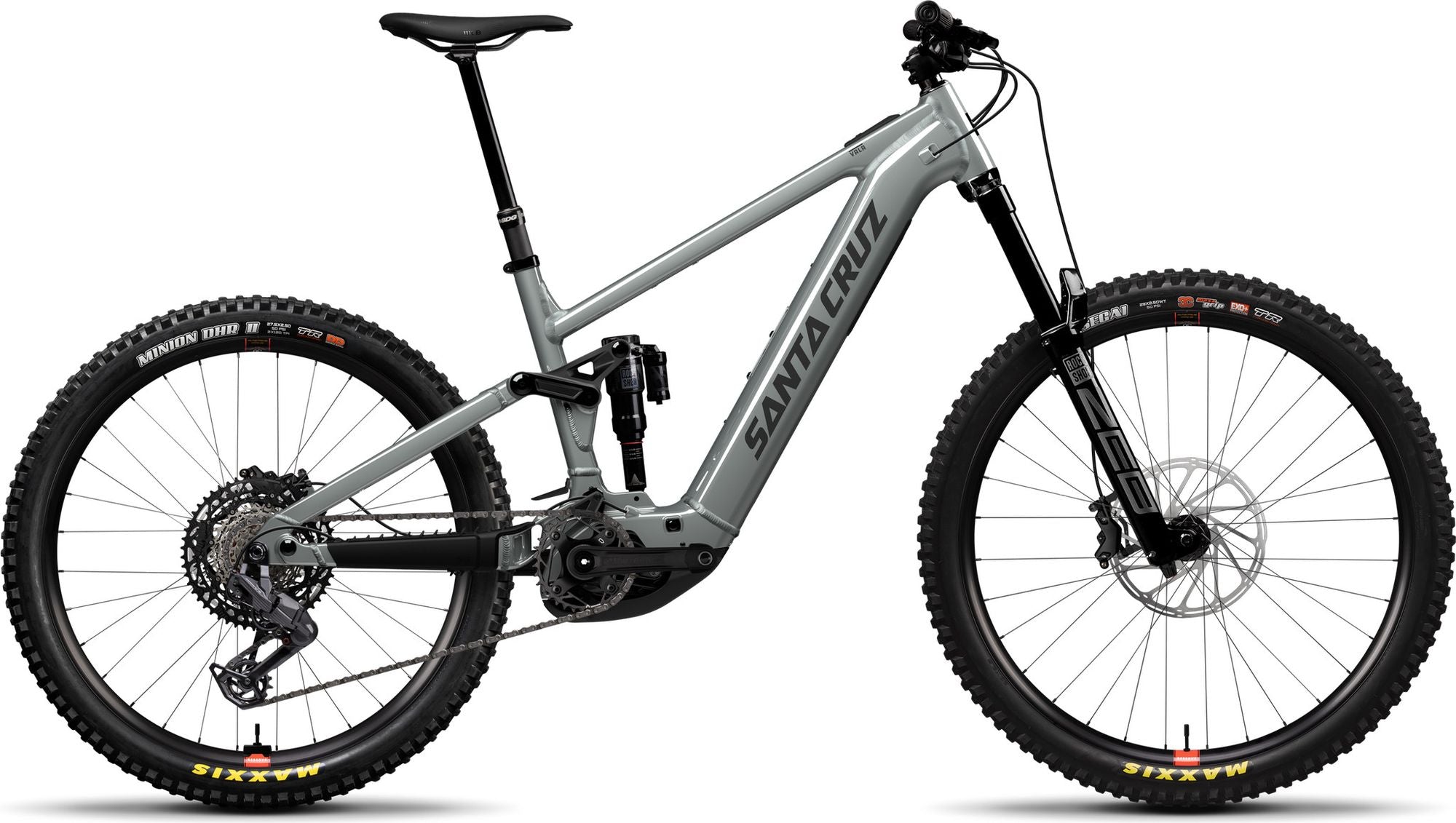 VTT Tout-Suspendu Électrique Santa Cruz Vala AL 70 12V 600Wh Bosch 120 Nm MX (29/27.5'') Gloss Lunar Gray 2026