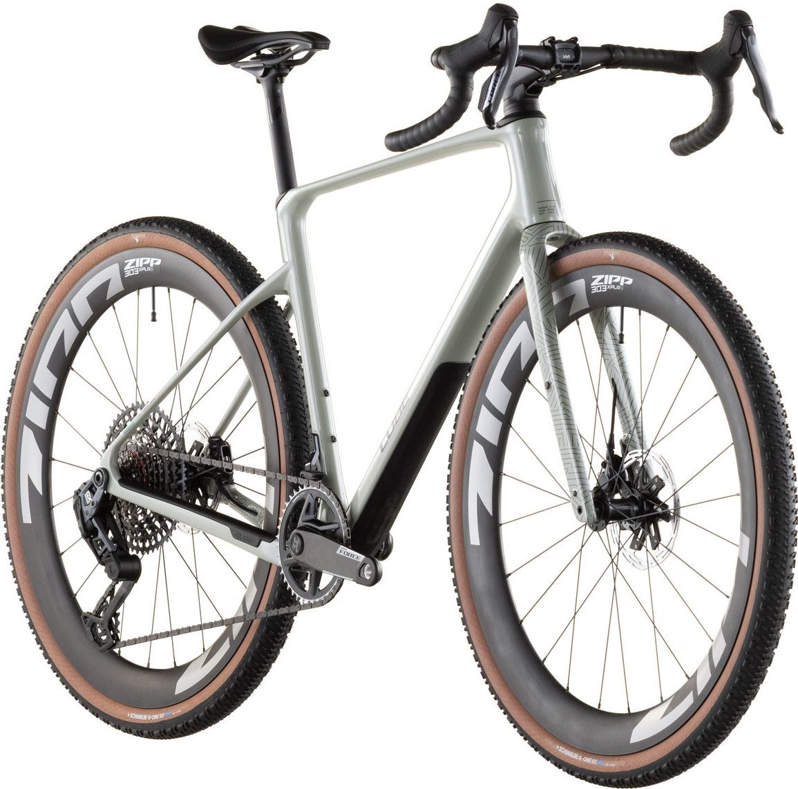 Vélo de Gravel Cube Nuroad C:62 SLX Sram Force XPLR AXS/GX Eagle AXS 12V 700 mm Vert Beige Reed 2026