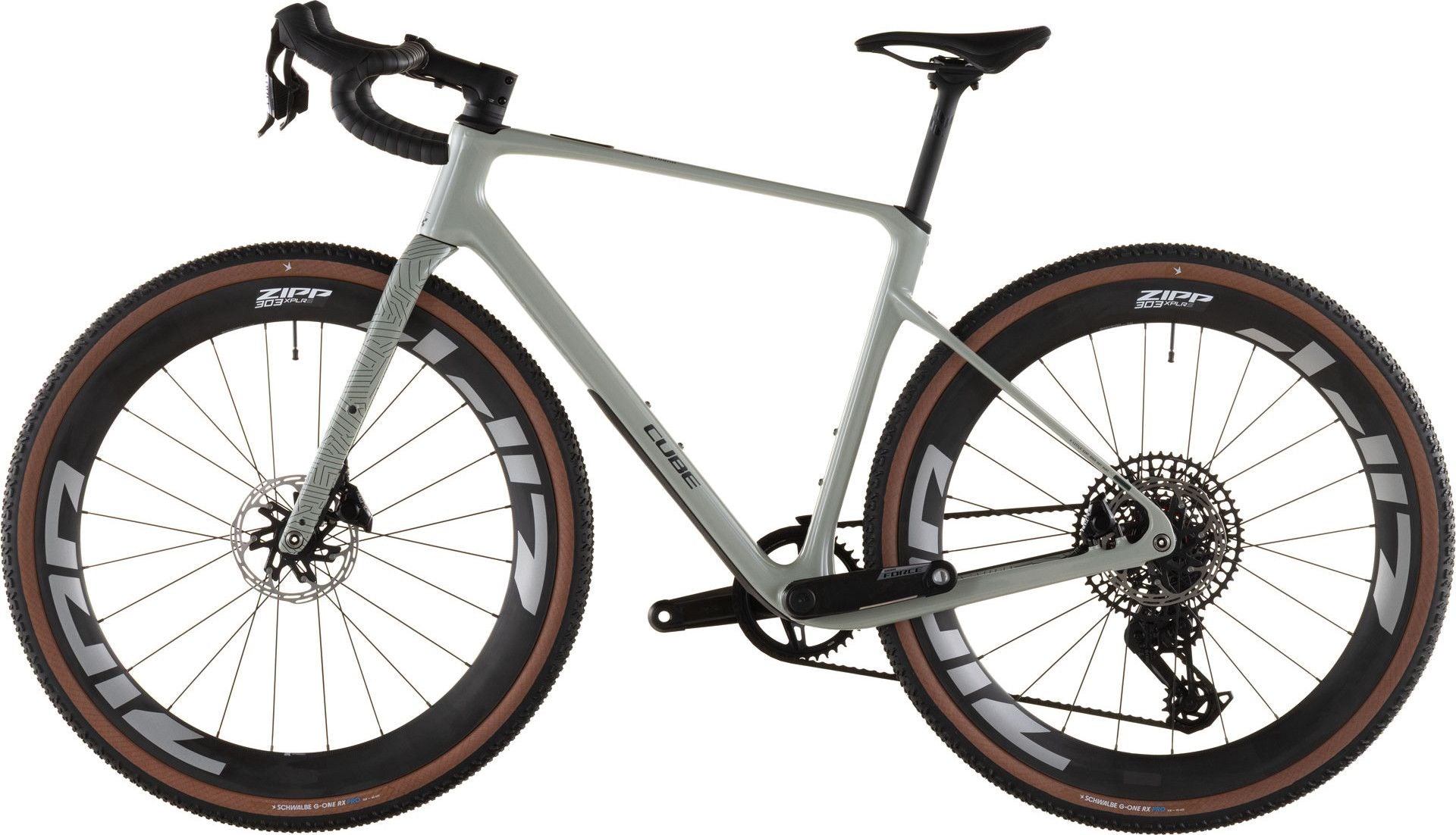 Vélo de Gravel Cube Nuroad C:62 SLX Sram Force XPLR AXS/GX Eagle AXS 12V 700 mm Vert Beige Reed 2026