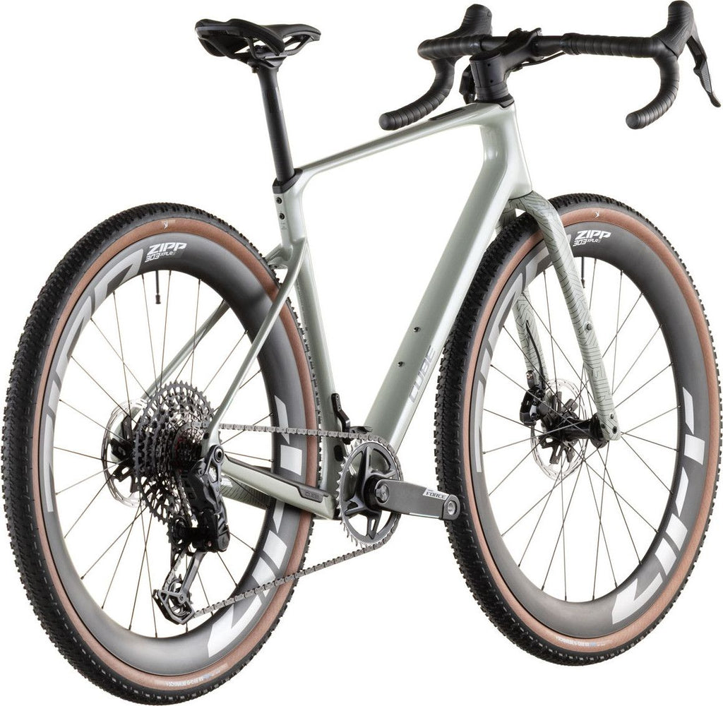Vélo de Gravel Cube Nuroad C:62 SLX Sram Force XPLR AXS/GX Eagle AXS 12V 700 mm Vert Beige Reed 2026
