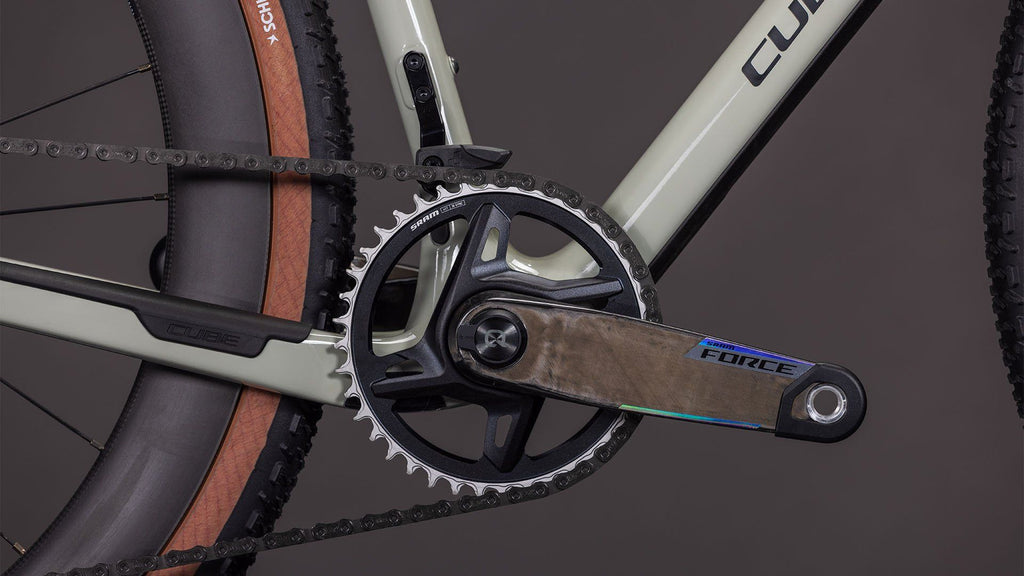Vélo de Gravel Cube Nuroad C:62 SLX Sram Force XPLR AXS/GX Eagle AXS 12V 700 mm Vert Beige Reed 2026