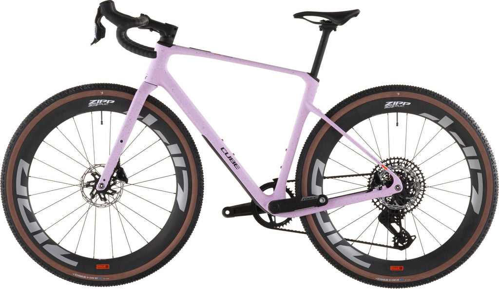 Vélo de Gravel Cube Nuroad C:62 SLX Sram Force XPLR AXS/GX Eagle AXS 12V 700 mm Rose Rhodonite 2026