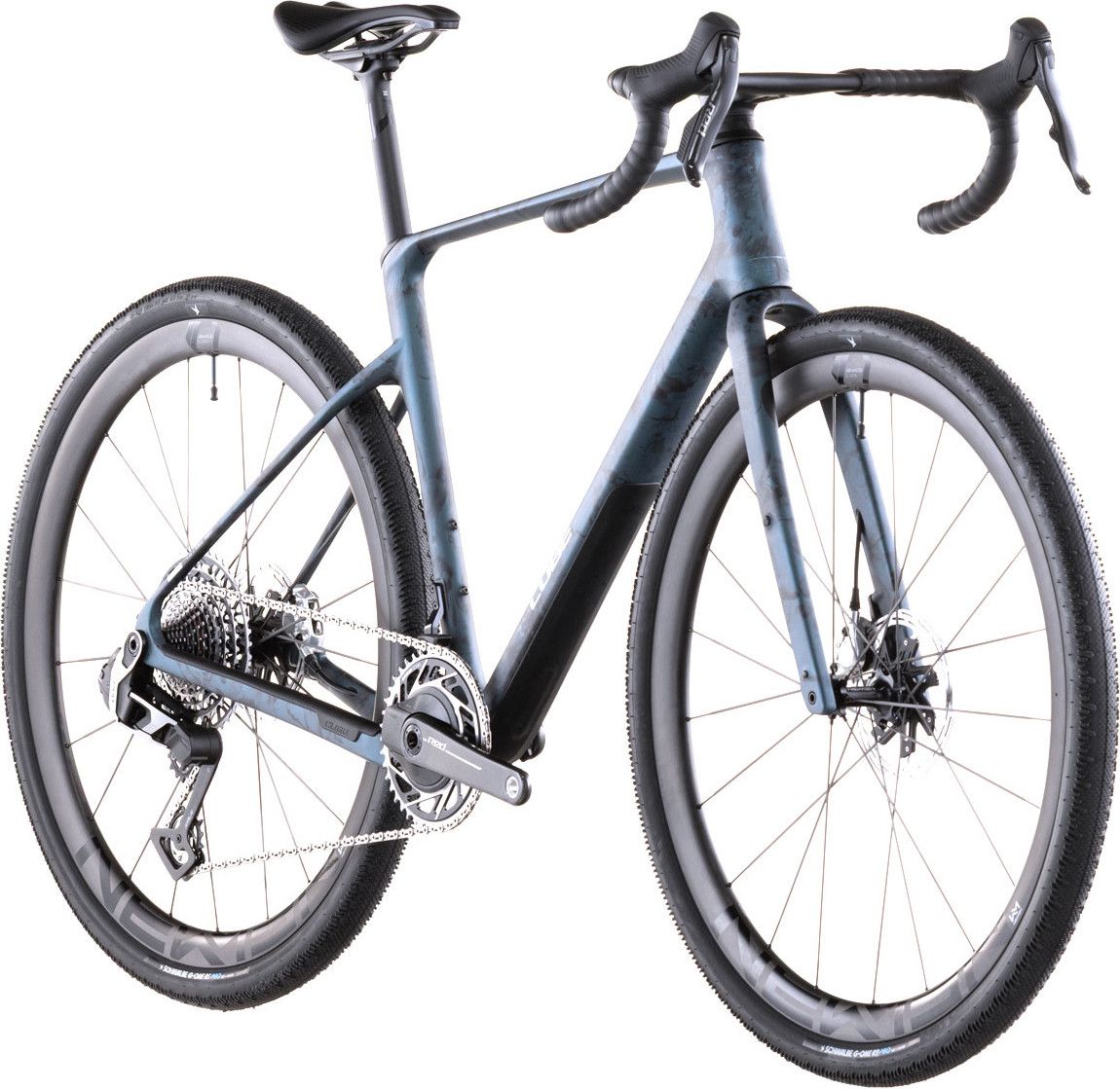 Vélo de Gravel Cube Nuroad C:62 SLT Sram Red XPLR AXS 13V 700 mm Vert Royal Fume 2026