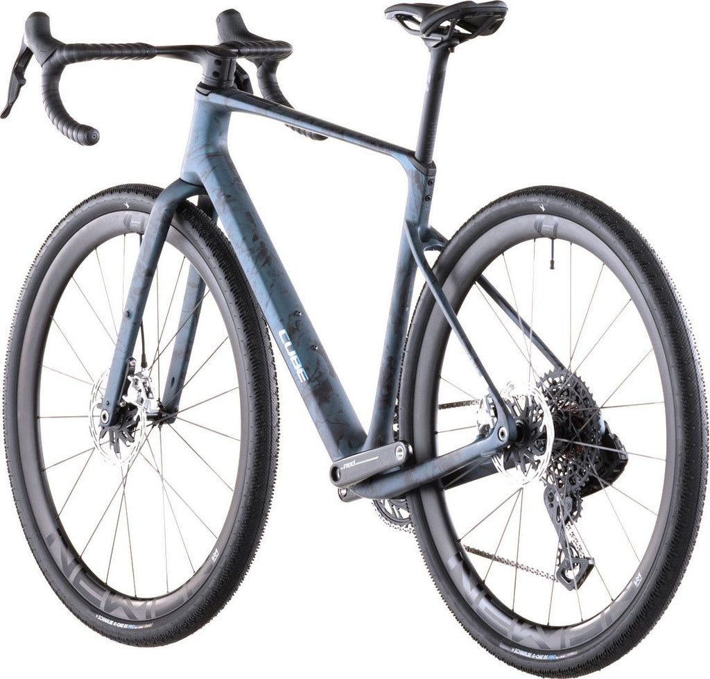 Vélo de Gravel Cube Nuroad C:62 SLT Sram Red XPLR AXS 13V 700 mm Vert Royal Fume 2026