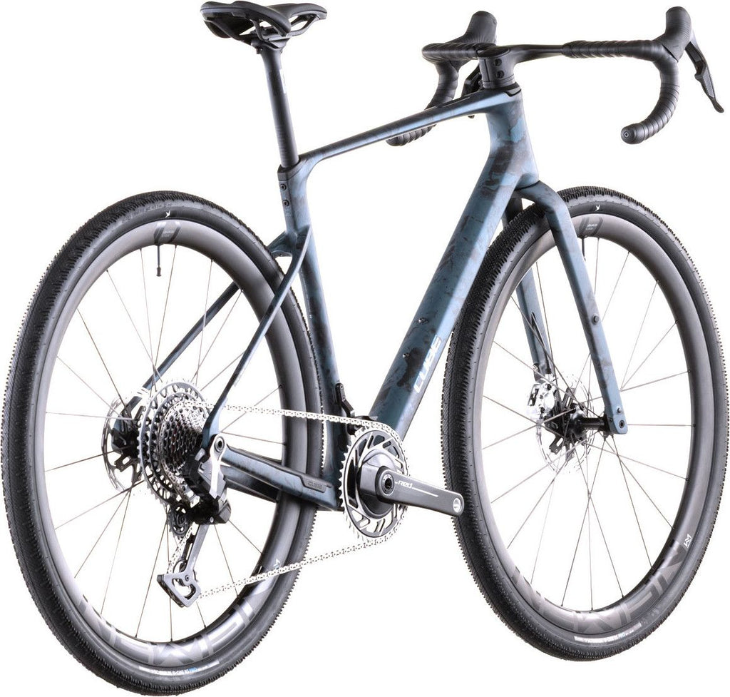 Vélo de Gravel Cube Nuroad C:62 SLT Sram Red XPLR AXS 13V 700 mm Vert Royal Fume 2026