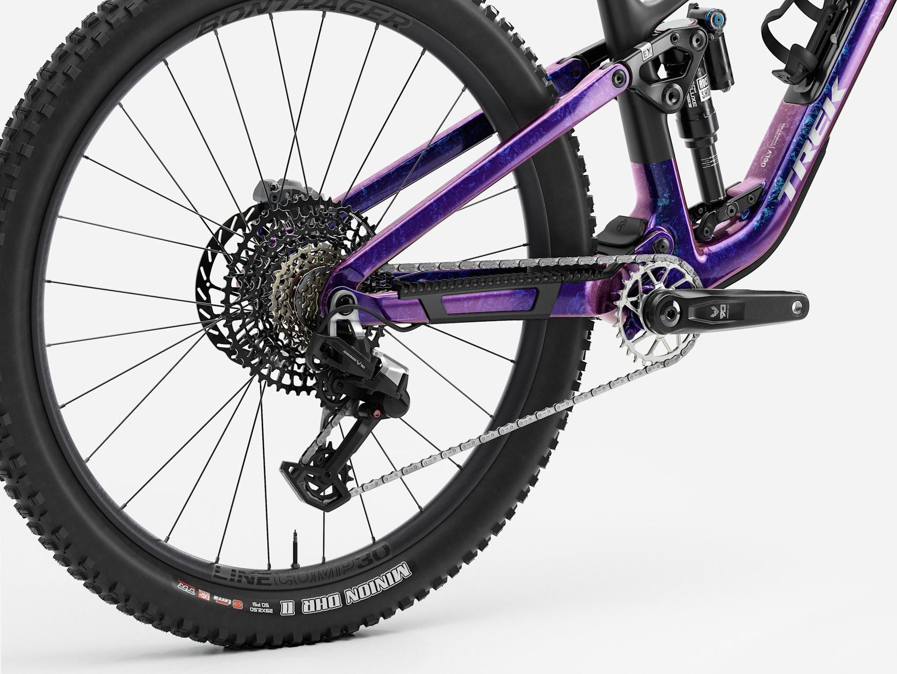 VTT Tout-Suspendu Trek Fuel EX 9.8 90 Sram 12V 29'' Violet Gén. 7
