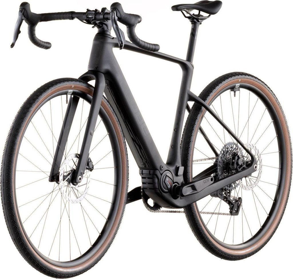 Vélo de Gravel Électrique Cube Nuroad Hybrid C:62 EXC 400X Sram Rival XPLR AXS 13V 400 Wh 700 mm Noir Blackline 2026