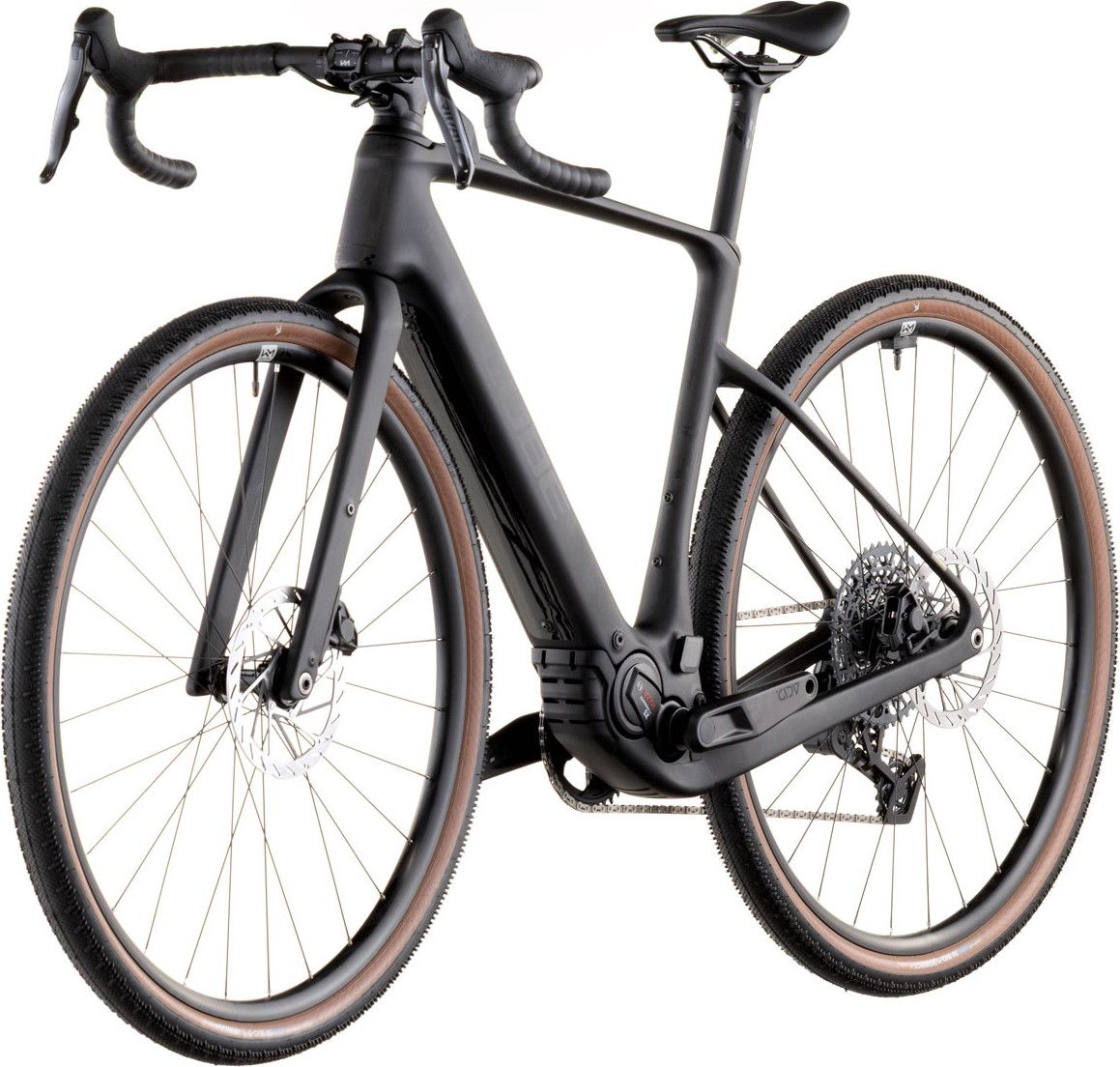 Vélo de Gravel Électrique Cube Nuroad Hybrid C:62 EXC 400X Sram Rival XPLR AXS 13V 400 Wh 700 mm Noir Blackline 2026