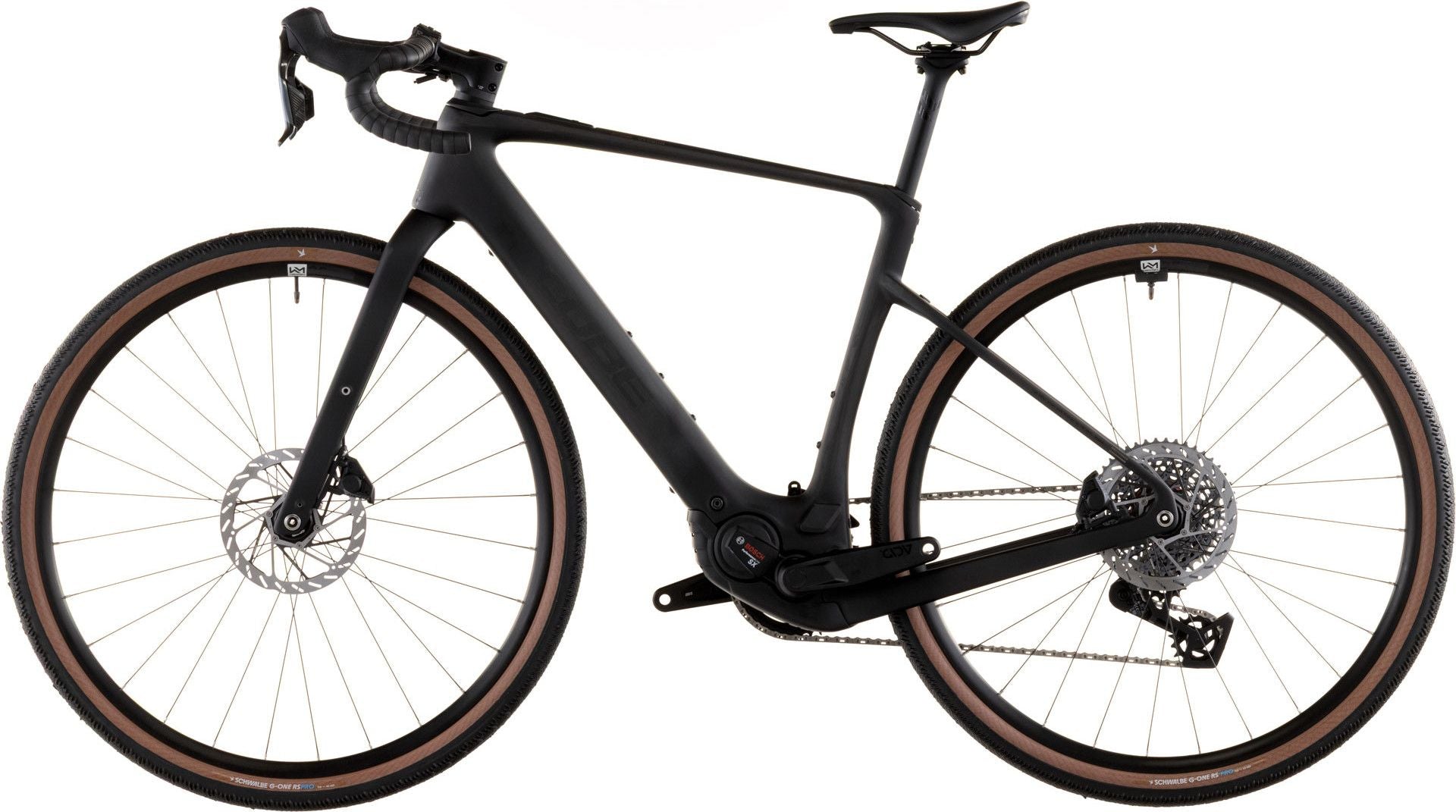 Vélo de Gravel Électrique Cube Nuroad Hybrid C:62 EXC 400X Sram Rival XPLR AXS 13V 400 Wh 700 mm Noir Blackline 2026