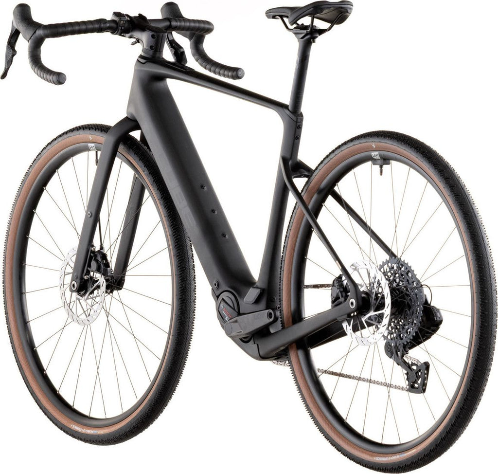Vélo de Gravel Électrique Cube Nuroad Hybrid C:62 EXC 400X Sram Rival XPLR AXS 13V 400 Wh 700 mm Noir Blackline 2026
