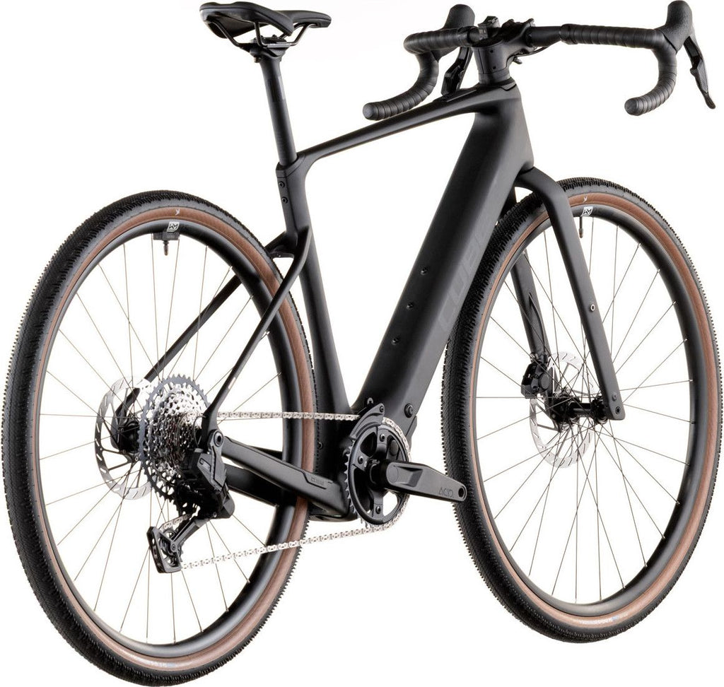 Vélo de Gravel Électrique Cube Nuroad Hybrid C:62 EXC 400X Sram Rival XPLR AXS 13V 400 Wh 700 mm Noir Blackline 2026