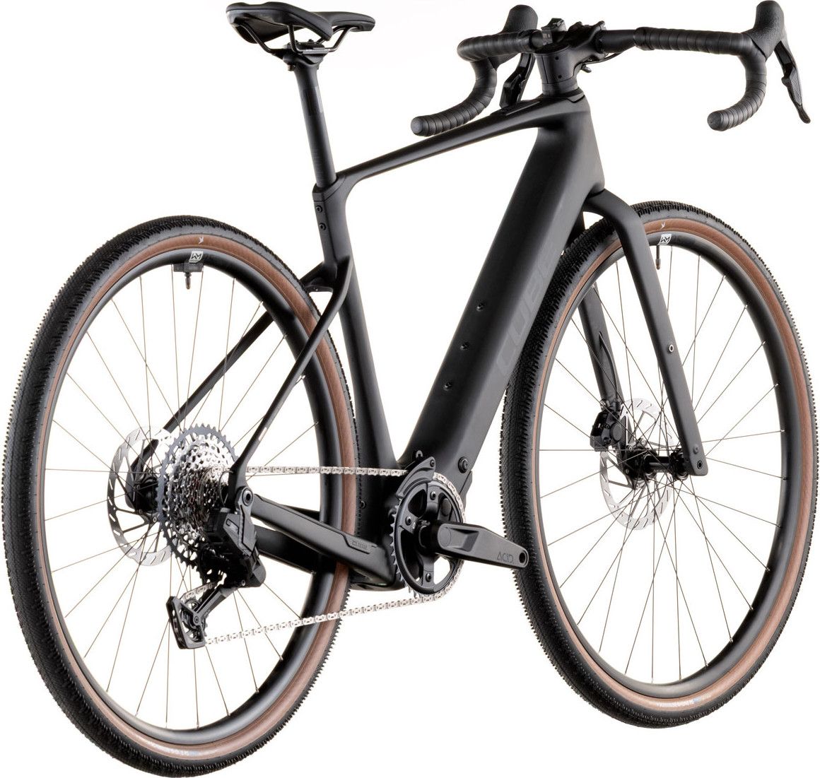 Vélo de Gravel Électrique Cube Nuroad Hybrid C:62 EXC 400X Sram Rival XPLR AXS 13V 400 Wh 700 mm Noir Blackline 2026