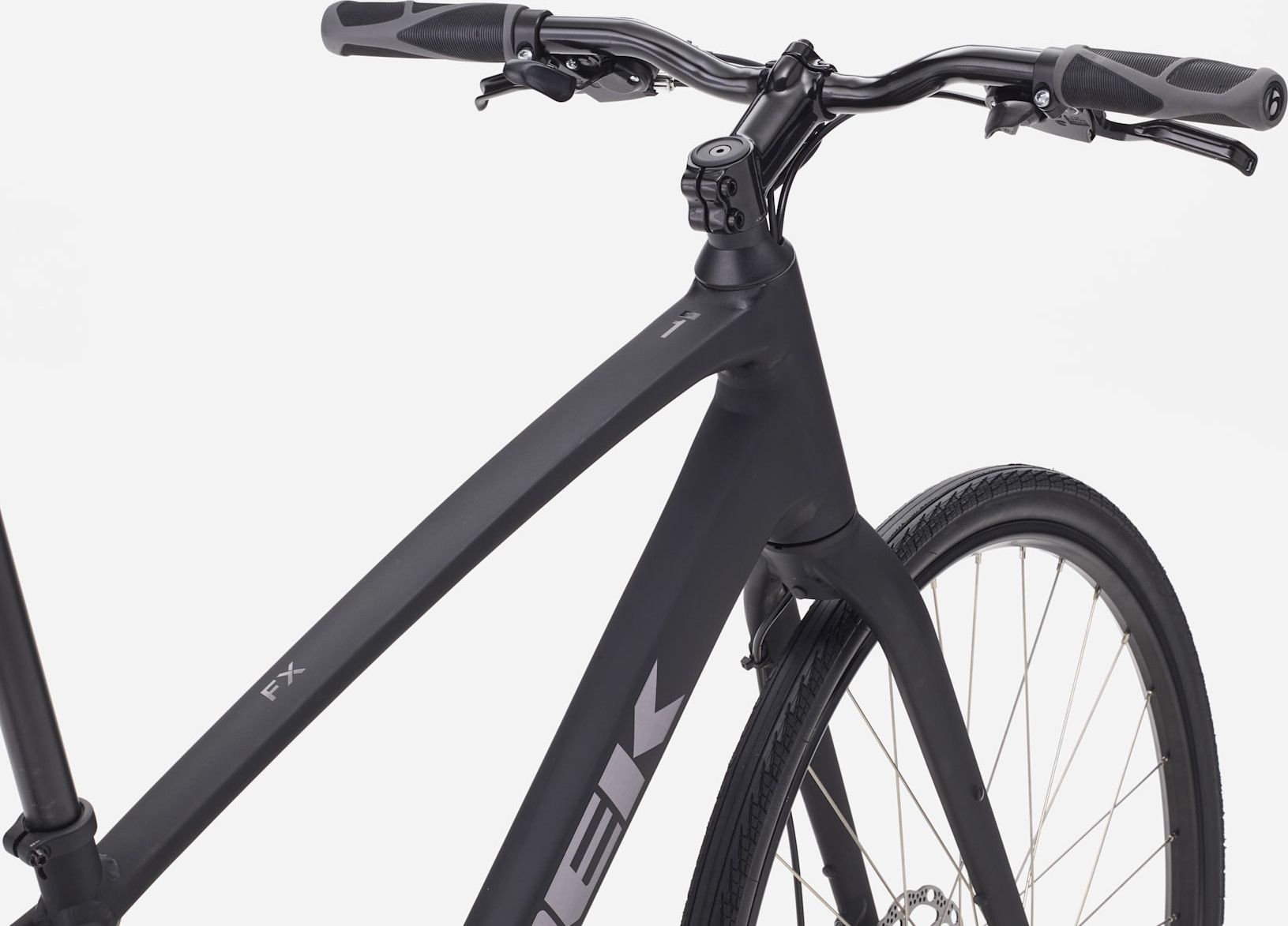 Vélo Fitness Trek FX 1 Stepover Shimano Acera 8V 700 mm Noir Gén. 4