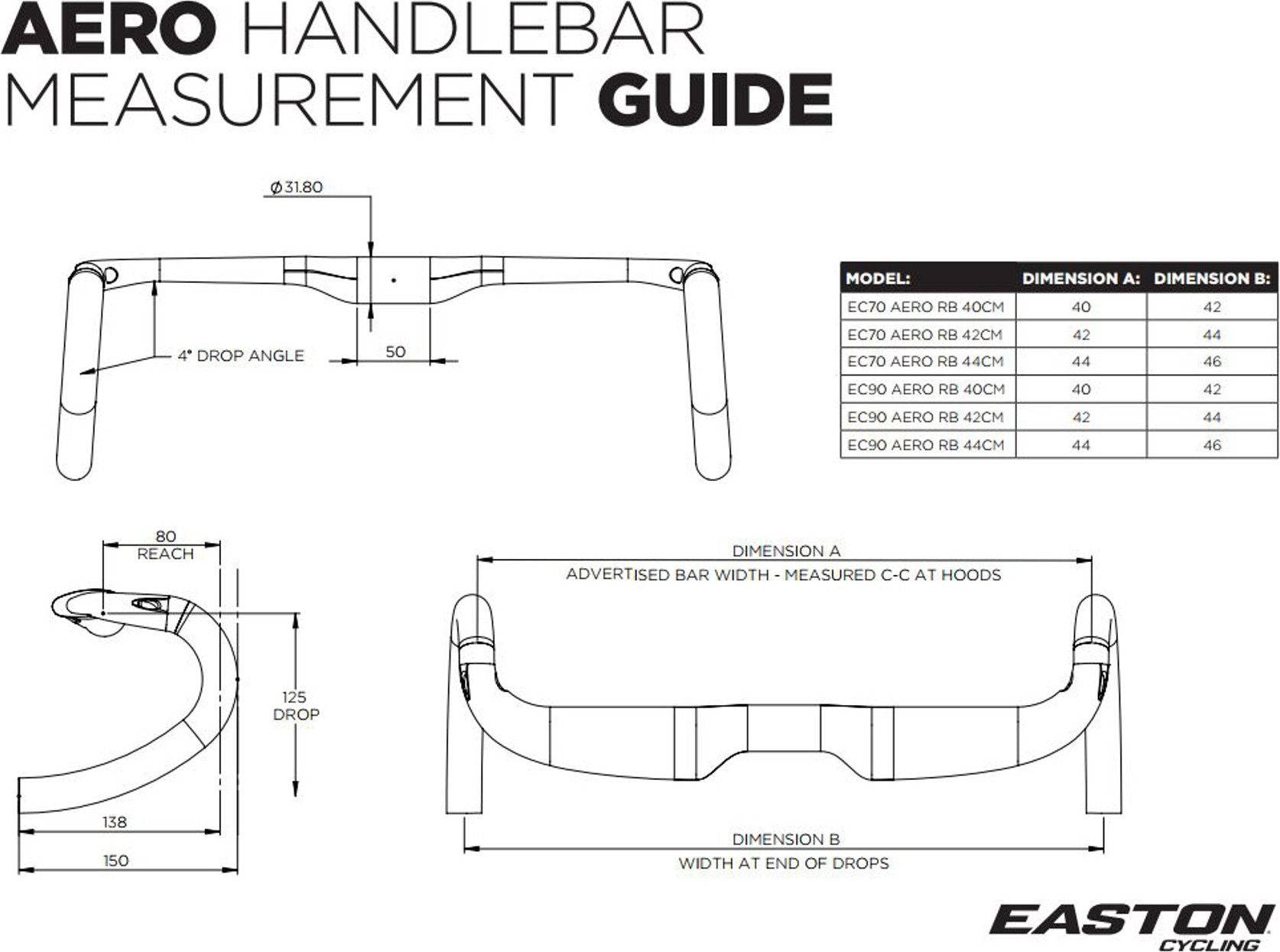 Cintre Easton EC70 Aero Carbon| Produit Reconditionné