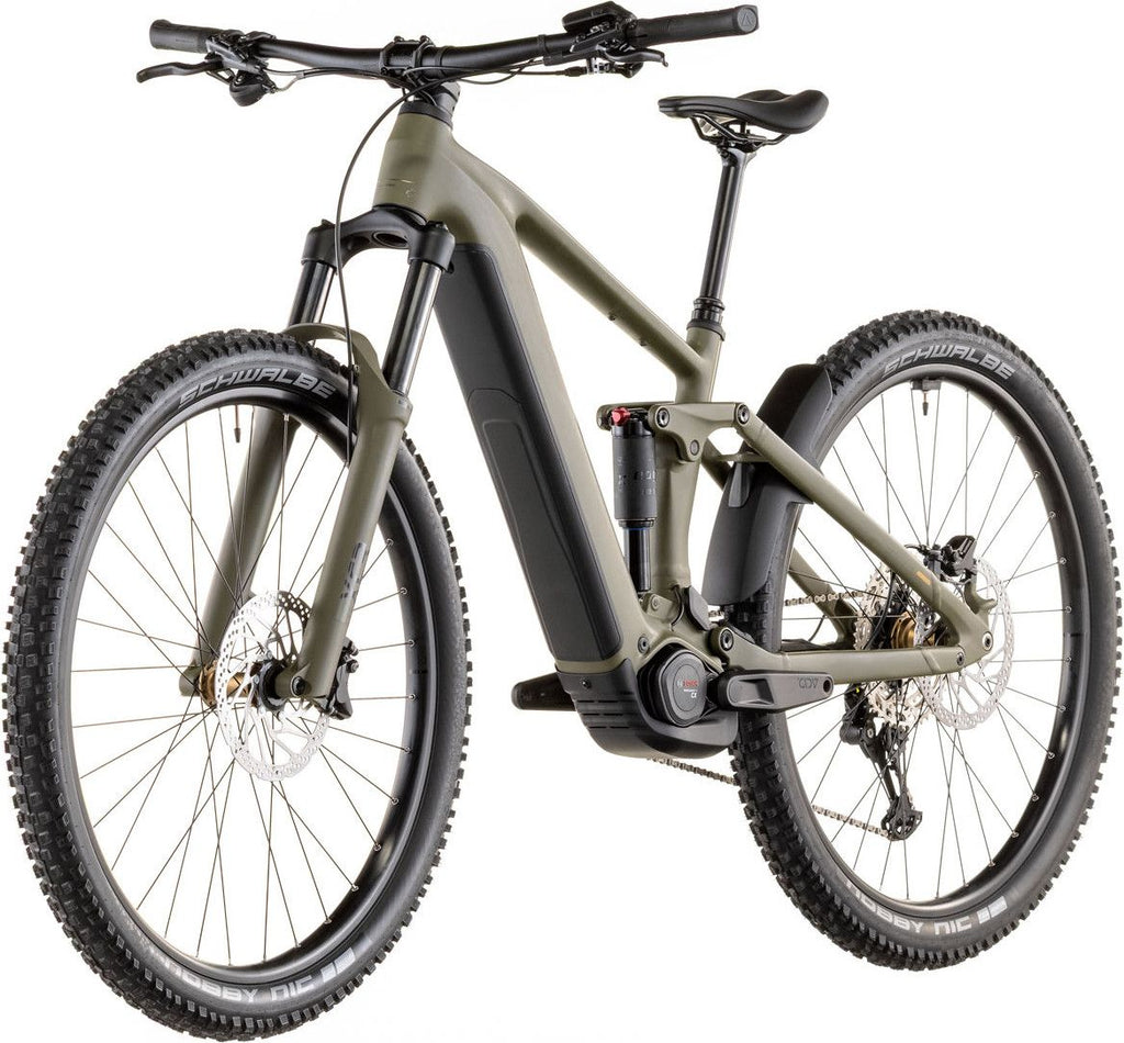 VTT Électrique Tout-Suspendu Cube Stereo Hybrid One44 Pro 800 12V 800 Wh Bosch 120 Nm 29'' Vert Dusty Olive 2026