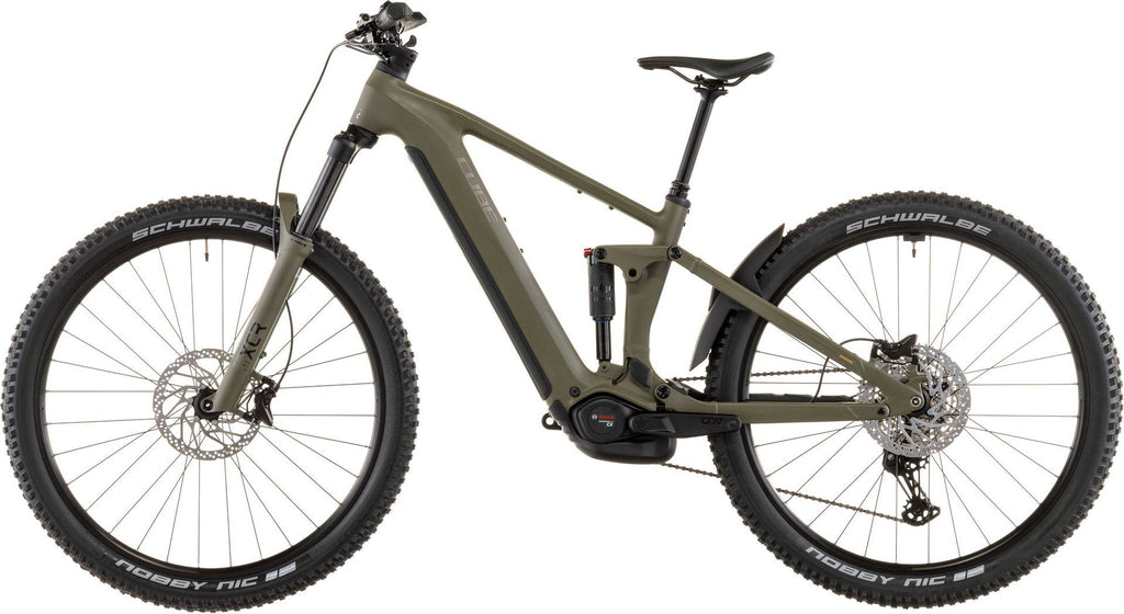 VTT Électrique Tout-Suspendu Cube Stereo Hybrid One44 Pro 800 12V 800 Wh Bosch 120 Nm 29'' Vert Dusty Olive 2026