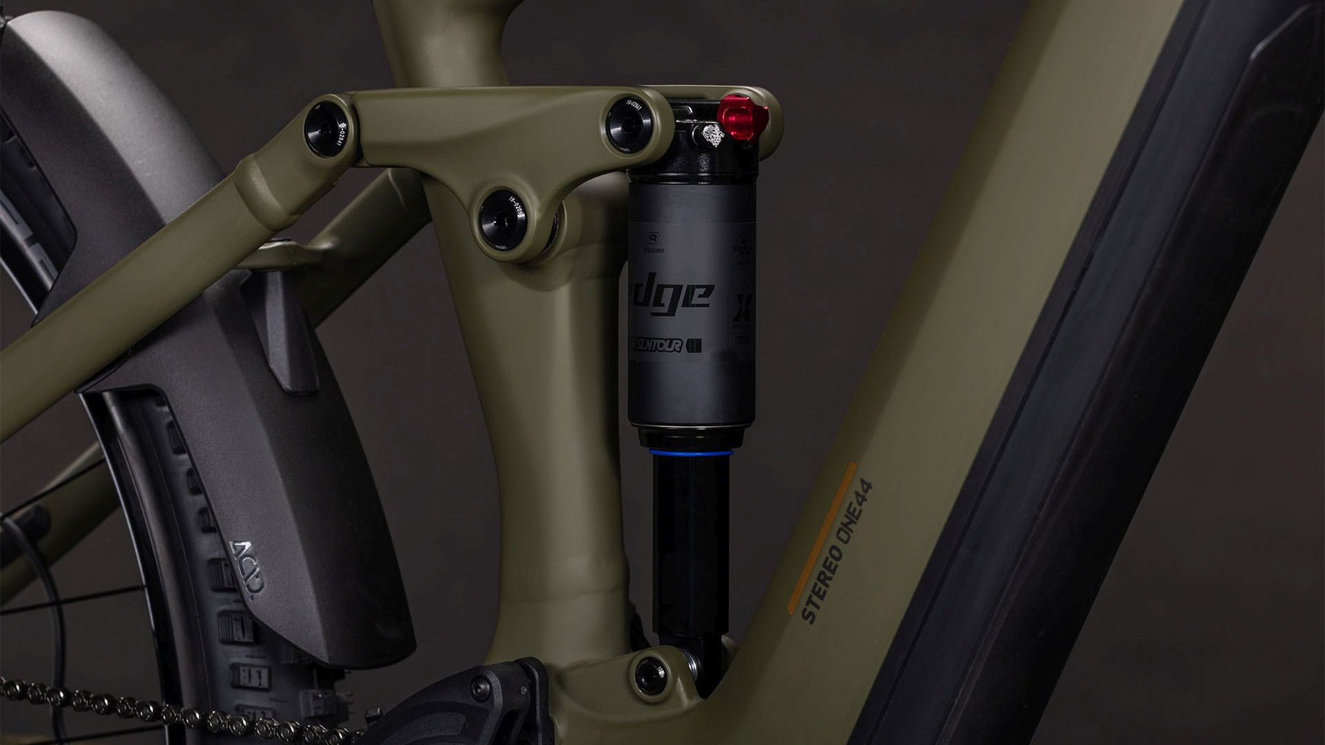 VTT Électrique Tout-Suspendu Cube Stereo Hybrid One44 Pro 800 12V 800 Wh Bosch 120 Nm 29'' Vert Dusty Olive 2026