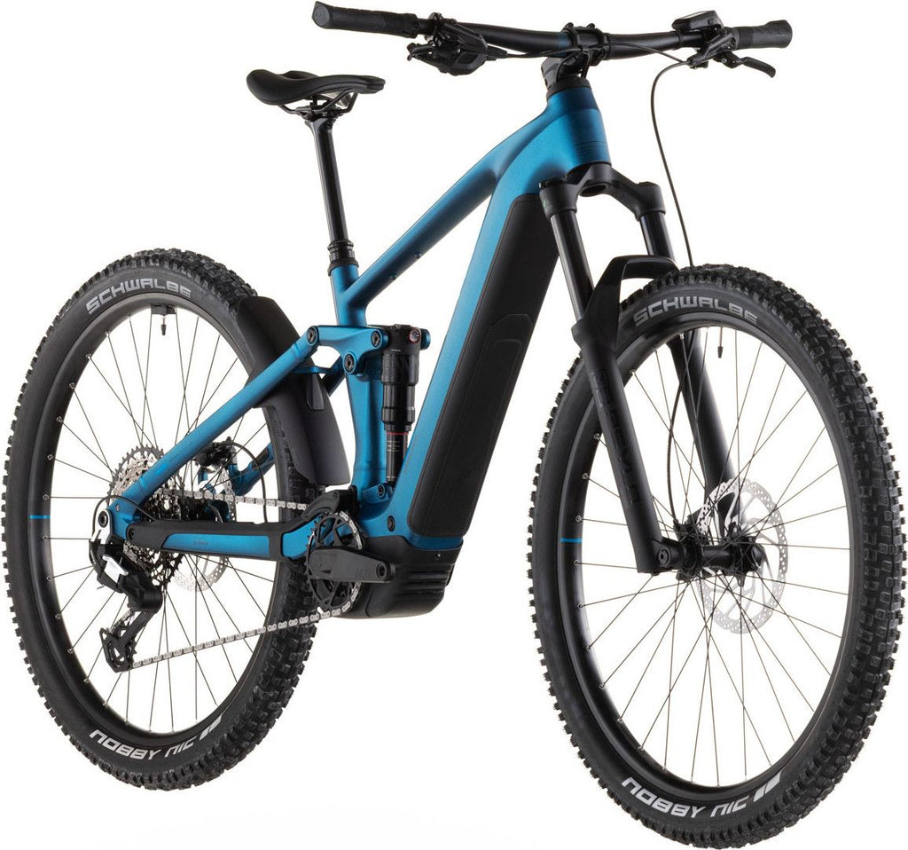 VTT Électrique Tout-Suspendu Cube Stereo Hybrid One44 EX 800 12V 800 Wh 27.5'' Bleu Electric 2026