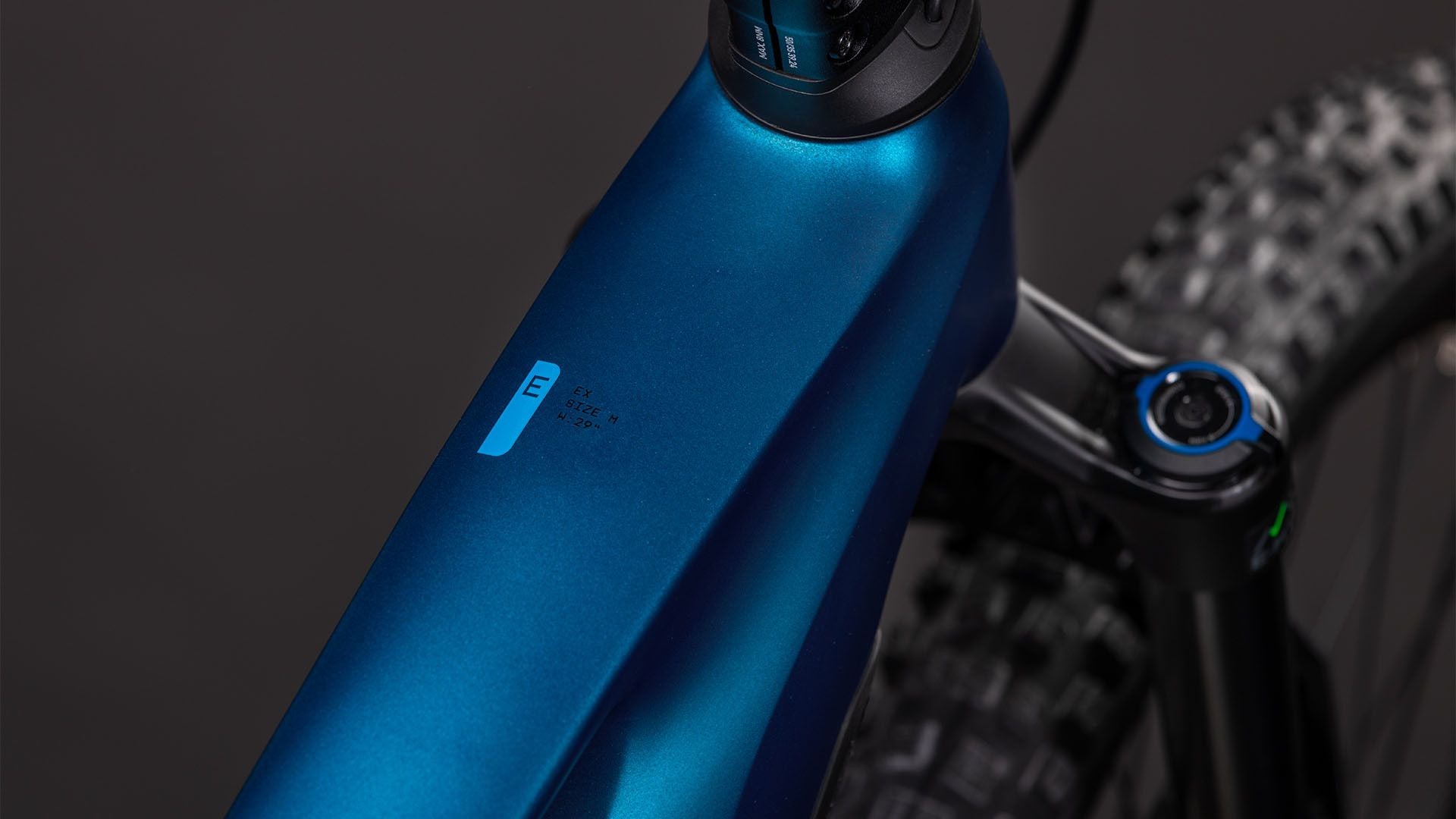 VTT Électrique Tout-Suspendu Cube Stereo Hybrid One44 EX 800 12V 800 Wh 27.5'' Bleu Electric 2026