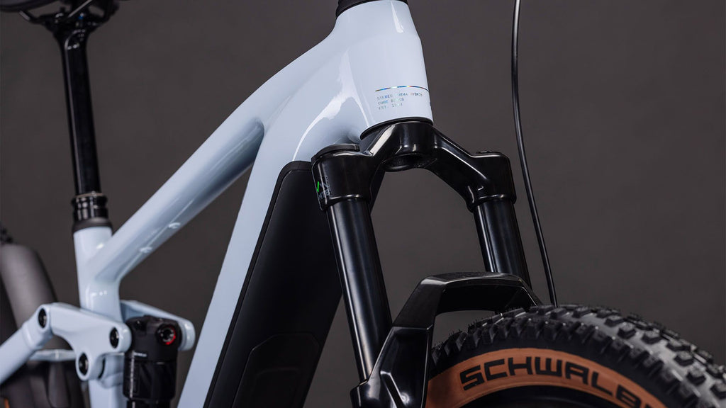 VTT Électrique Tout-Suspendu Cube Stereo Hybrid One44 EX 800 12V 800 Wh Bosch 120 Nm 29'' Bleu Ice 2026