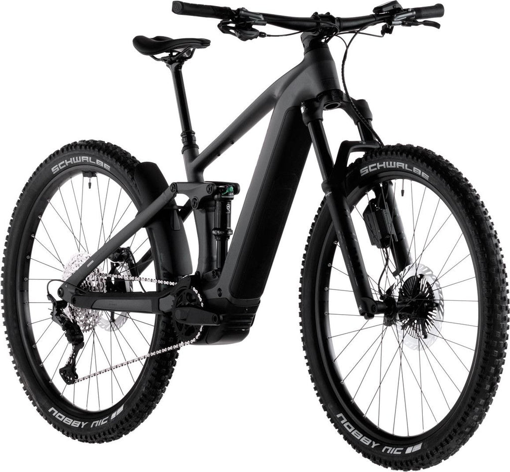 VTT Électrique Tout-Suspendu Cube Stereo Hybrid One44 EXC 800 Shimano 12V 800 Wh Bosch 120 Nm 27.5'' Gris Iron Noir 2026