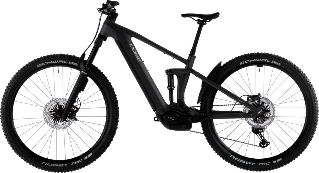 VTT Électrique Tout-Suspendu Cube Stereo Hybrid One44 EXC 800 Shimano 12V 800 Wh Bosch 120 Nm 27.5'' Gris Iron Noir 2026