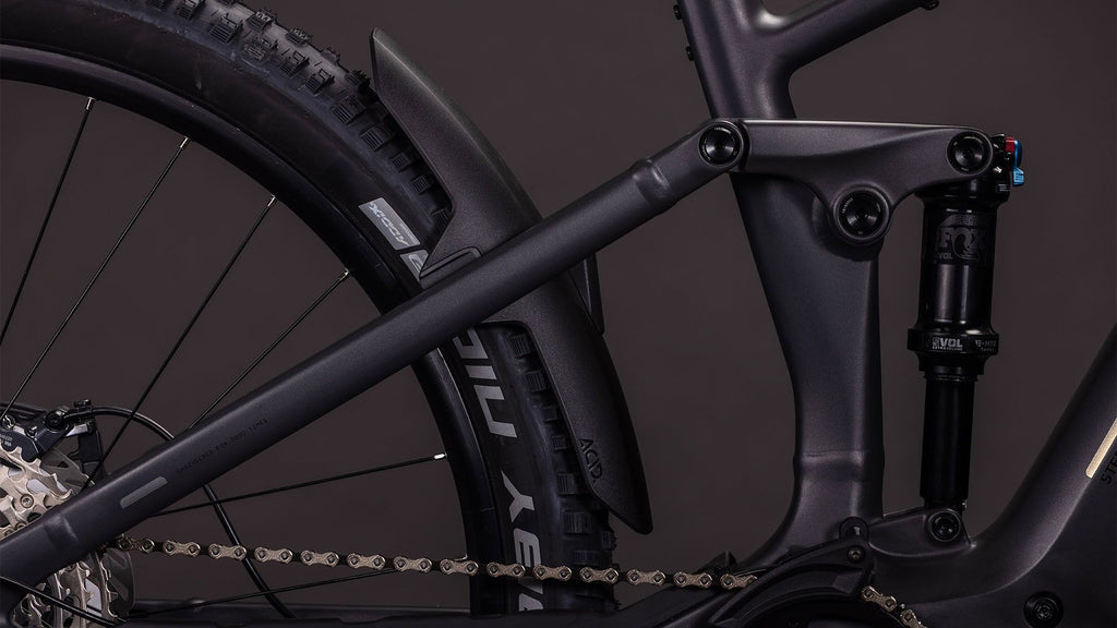 VTT Électrique Tout-Suspendu Cube Stereo Hybrid One44 EXC 800 Shimano 12V 800 Wh Bosch 120 Nm 27.5'' Gris Iron Noir 2026