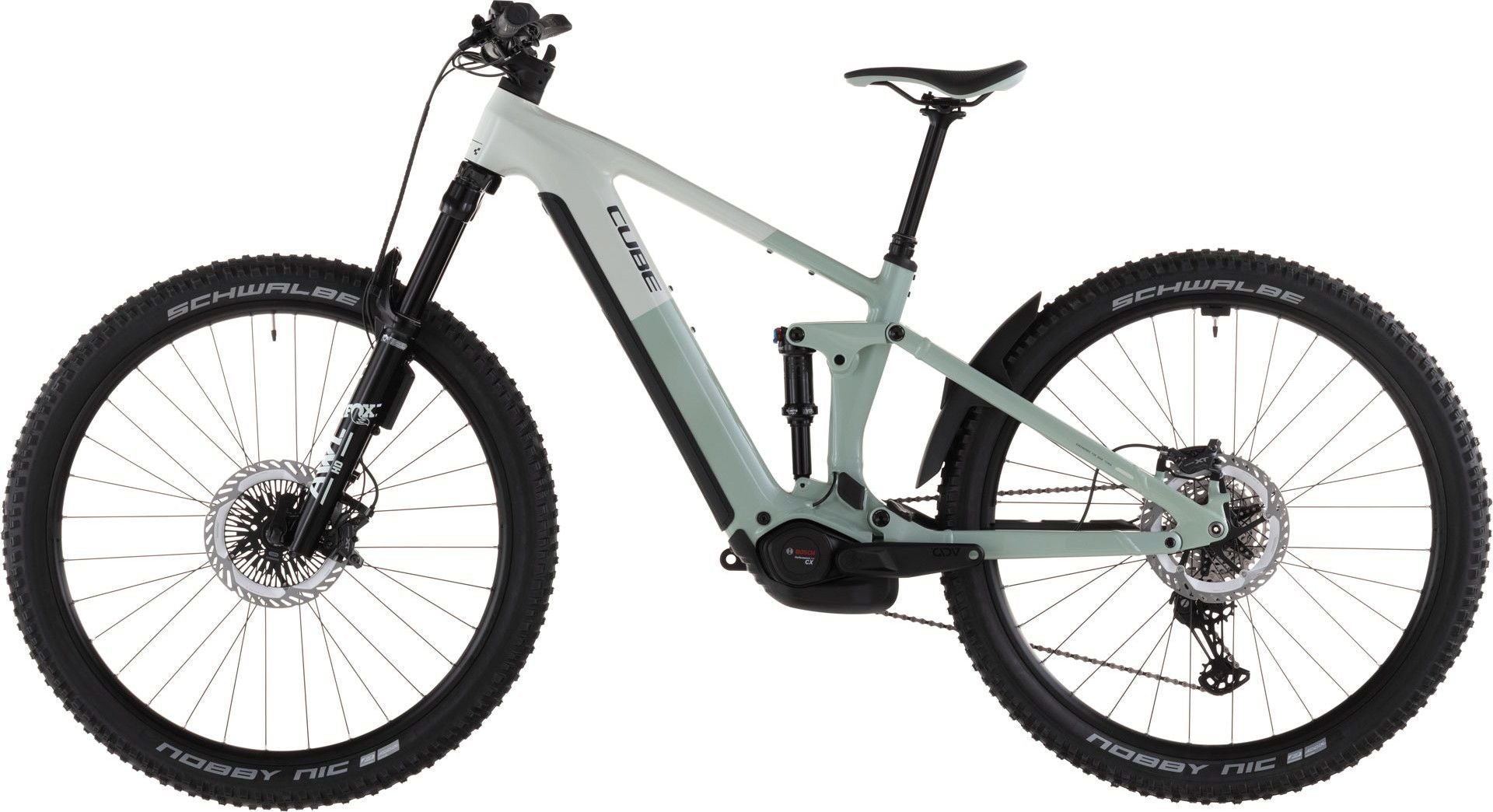 VTT Électrique Tout-Suspendu Cube Stereo Hybrid One44 EXC 800 Wh Bosch 120 Nm 29'' Beige Desert Stone Vert Dried Herbs 2026