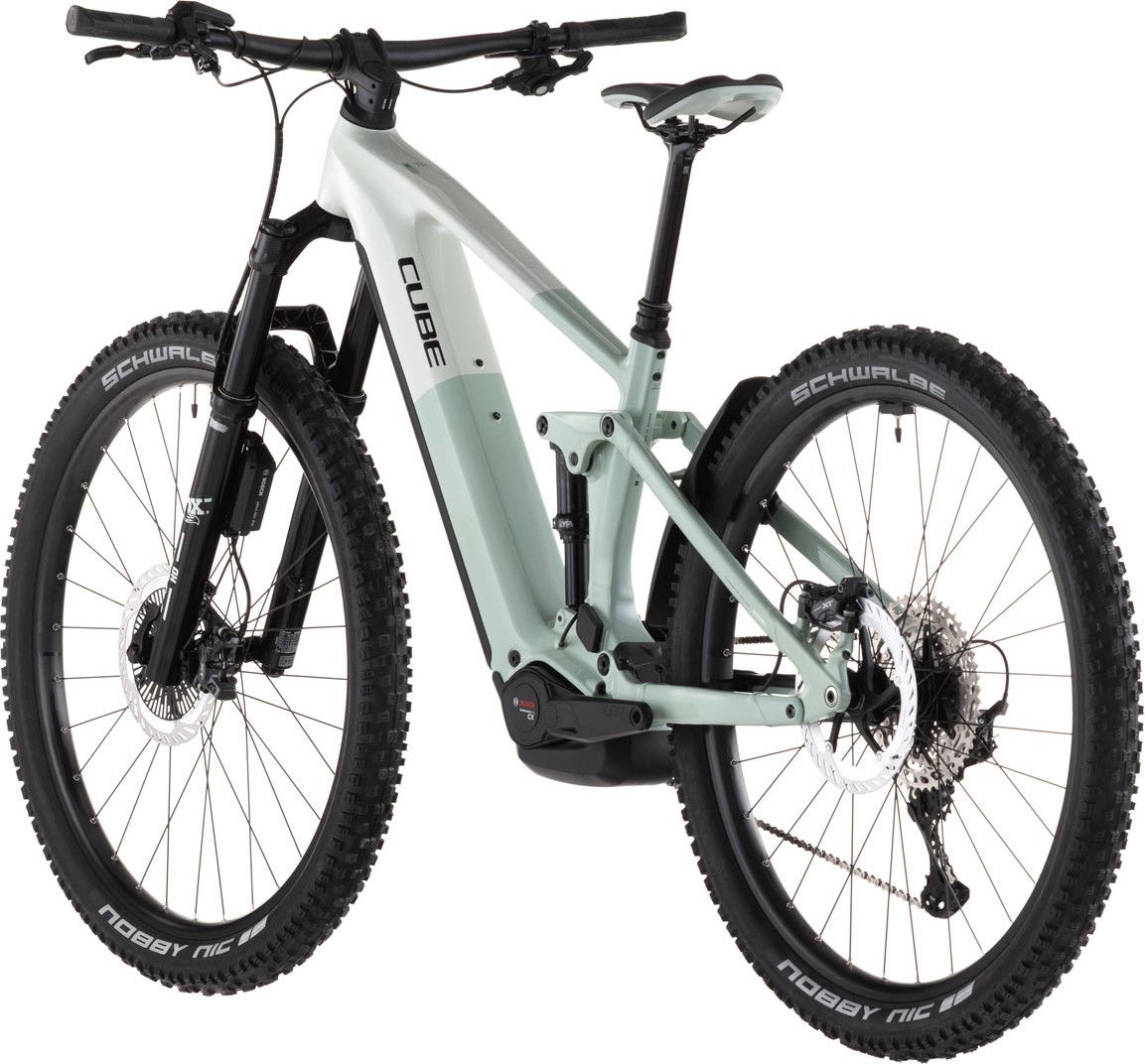 VTT Électrique Tout-Suspendu Cube Stereo Hybrid One44 EXC 800 Wh Bosch 120 Nm 29'' Beige Desert Stone Vert Dried Herbs 2026