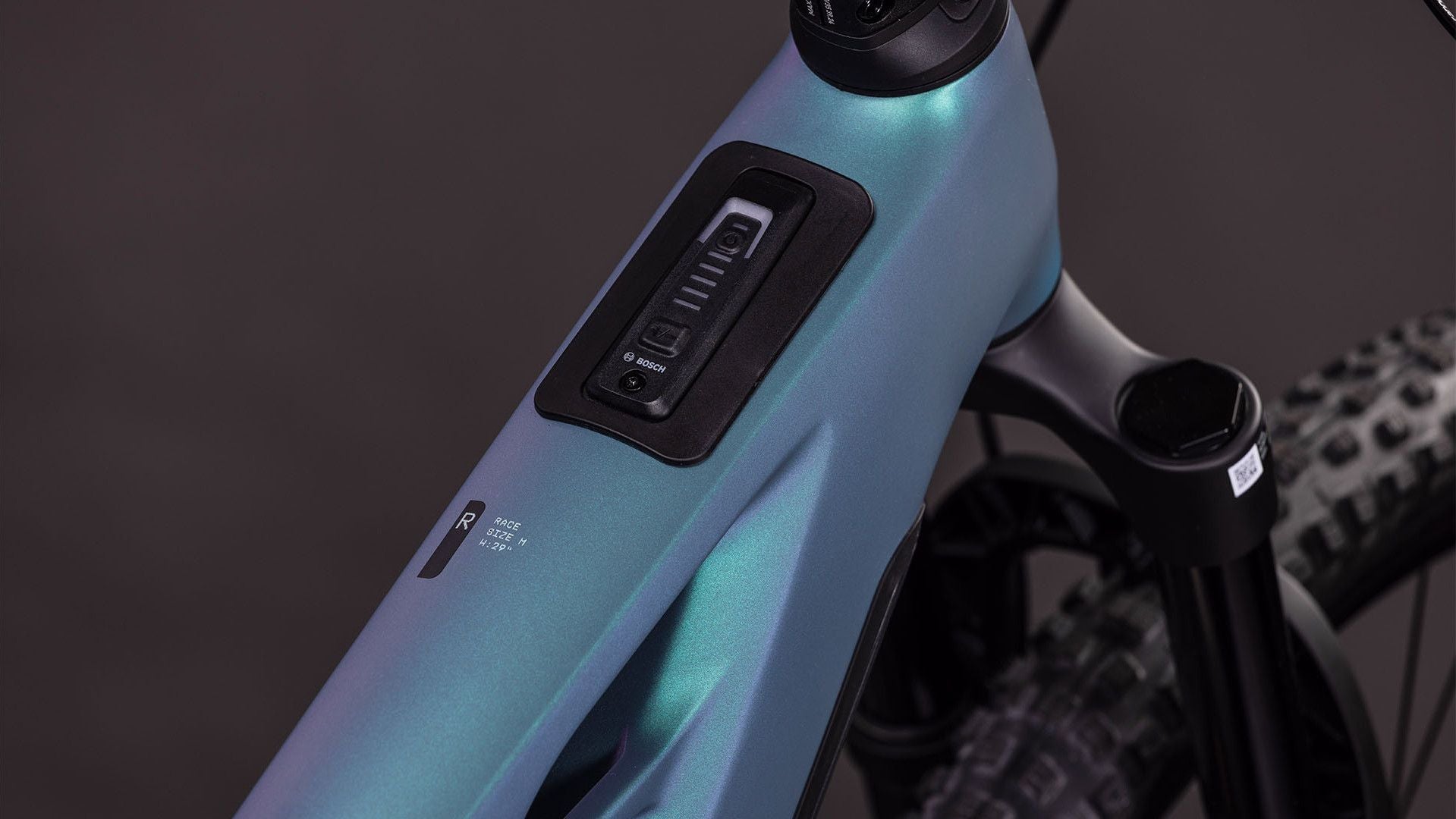 VTT Électrique Tout-Suspendu Cube Stereo Hybrid One44 HPC Race 800 12V 800 Wh Bosch 120 Nm 29'' Bleu Vert Smaragd 2026