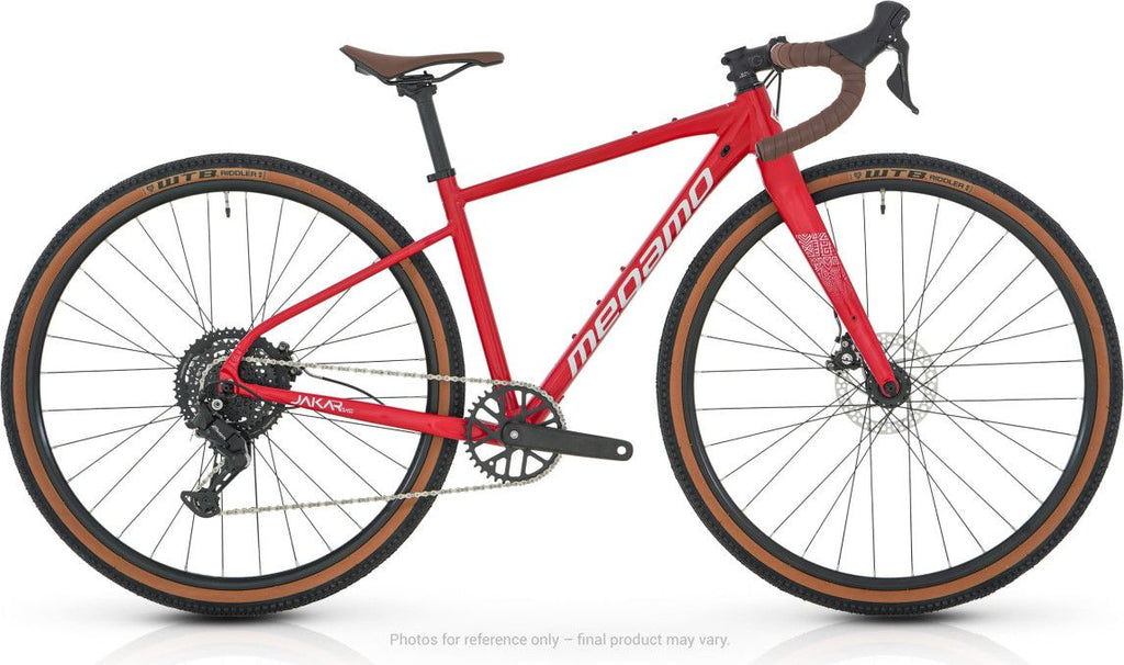 Vélo de Gravel Megamo Jakar Base Shimano Essa 8V  700mm Rouge 2026