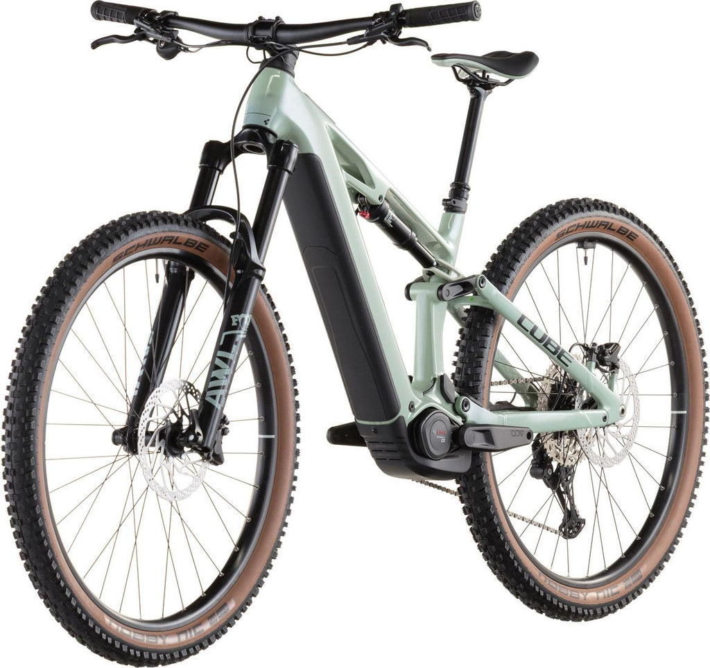 VTT Électrique Tout-Suspendu Cube Stereo Hybrid One44 HPC Race 800 12V 800 Wh 29'' Bosch 120 Nm Vert Dried Herbs 2026