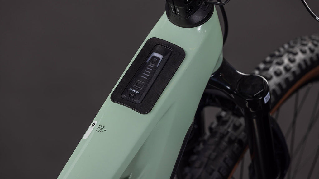 VTT Électrique Tout-Suspendu Cube Stereo Hybrid One44 HPC Race 800 12V 800 Wh 29'' Bosch 120 Nm Vert Dried Herbs 2026