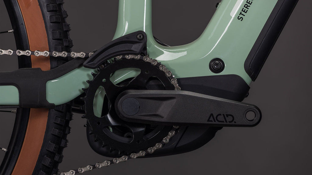 VTT Électrique Tout-Suspendu Cube Stereo Hybrid One44 HPC Race 800 12V 800 Wh 29'' Bosch 120 Nm Vert Dried Herbs 2026