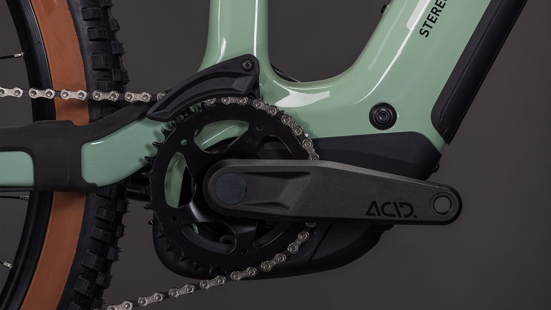 VTT Électrique Tout-Suspendu Cube Stereo Hybrid One44 HPC Race 800 12V 800 Wh 29'' Bosch 120 Nm Vert Dried Herbs 2026