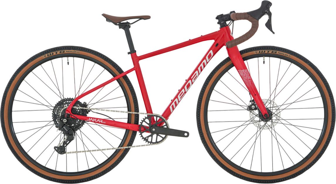 Vélo de Gravel Megamo Jakar Base Shimano Essa 8V  700mm Rouge 2026